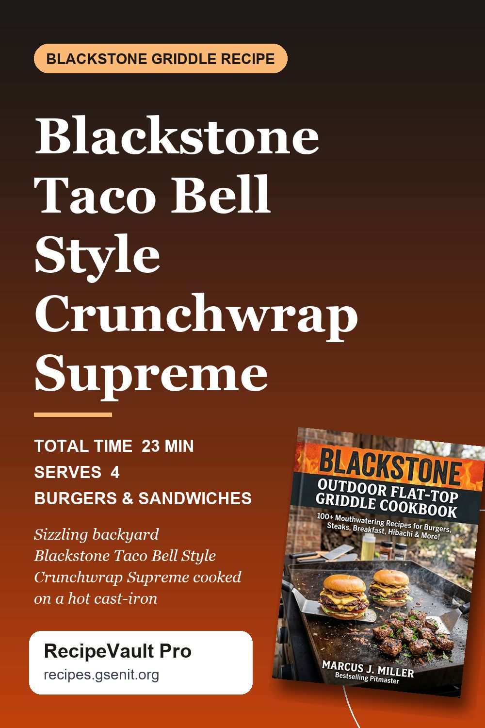 Blackstone Taco Bell Style Crunchwrap Supreme
