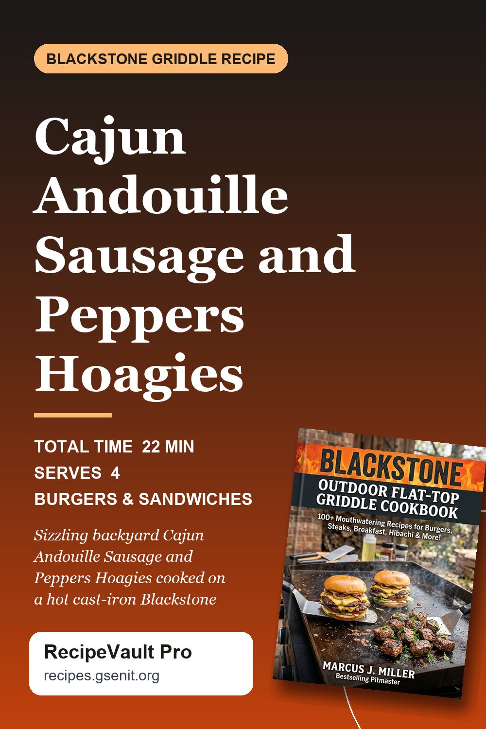 Cajun Andouille Sausage and Peppers Hoagies