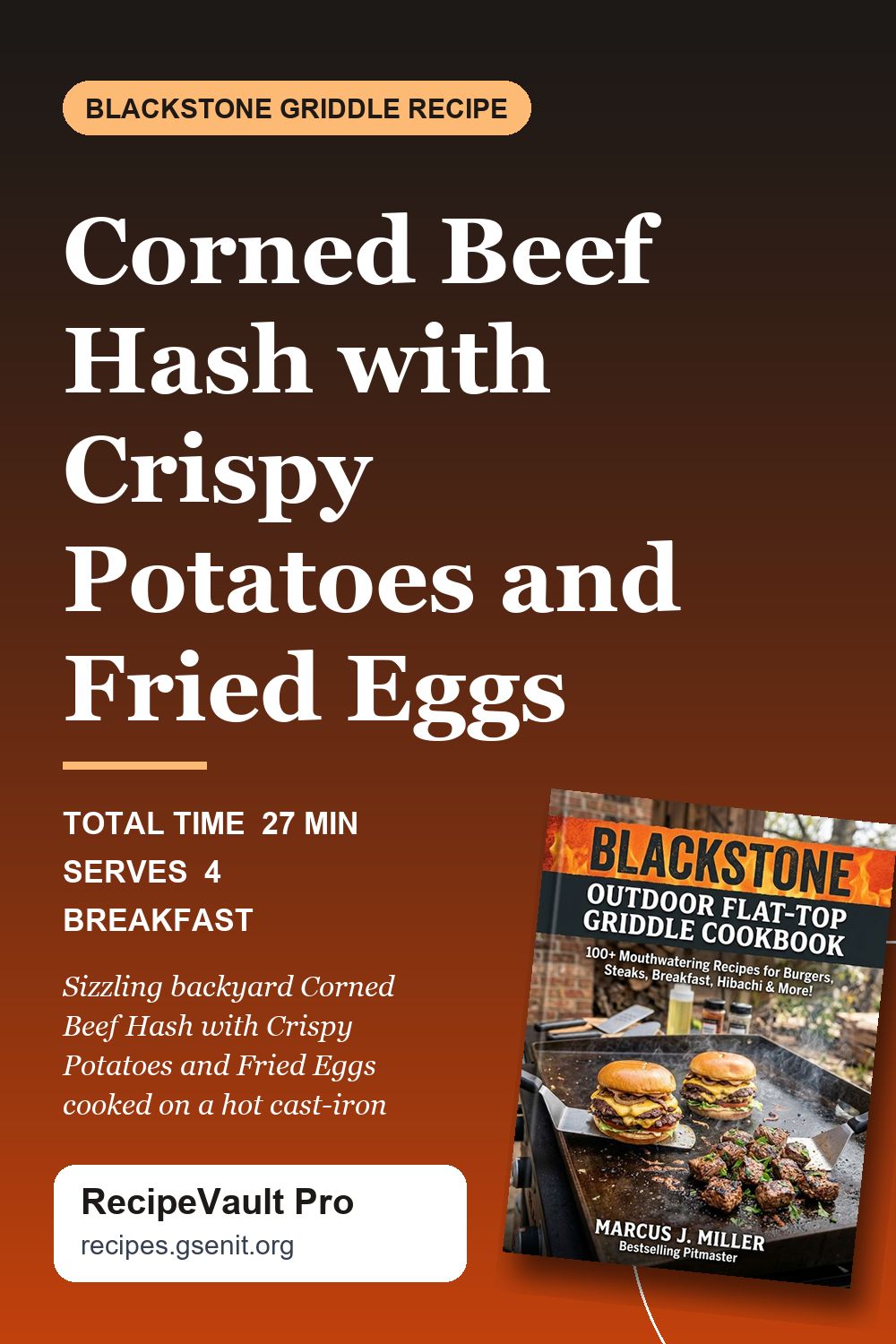 Corned Beef Hash with Crispy Potatoes and Fried Eggs