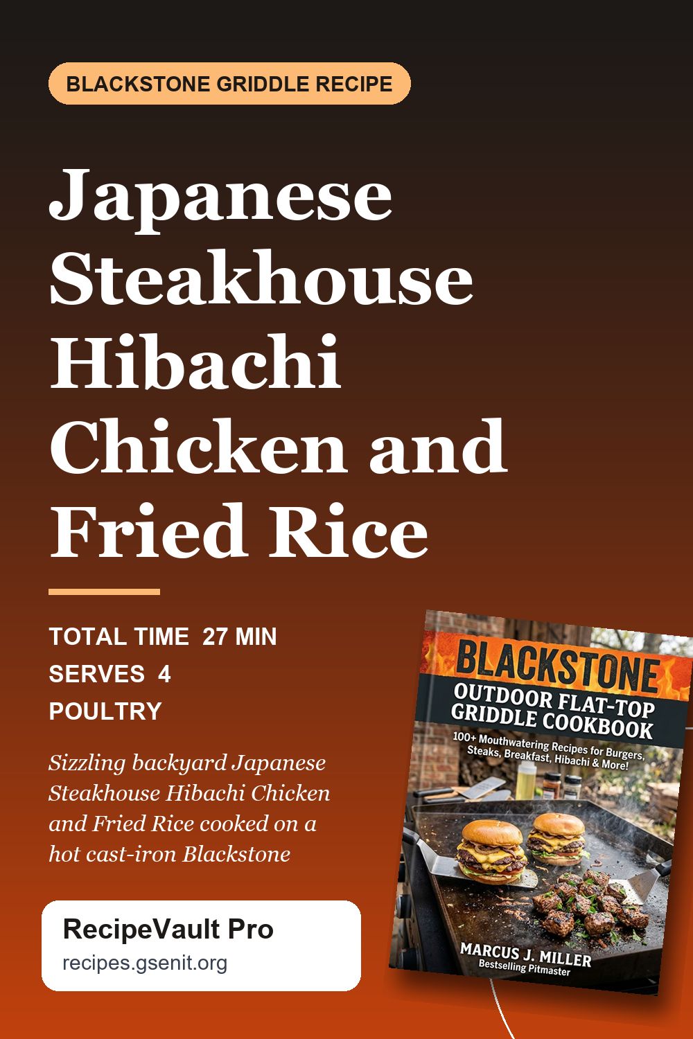 Japanese Steakhouse Hibachi Chicken and Fried Rice