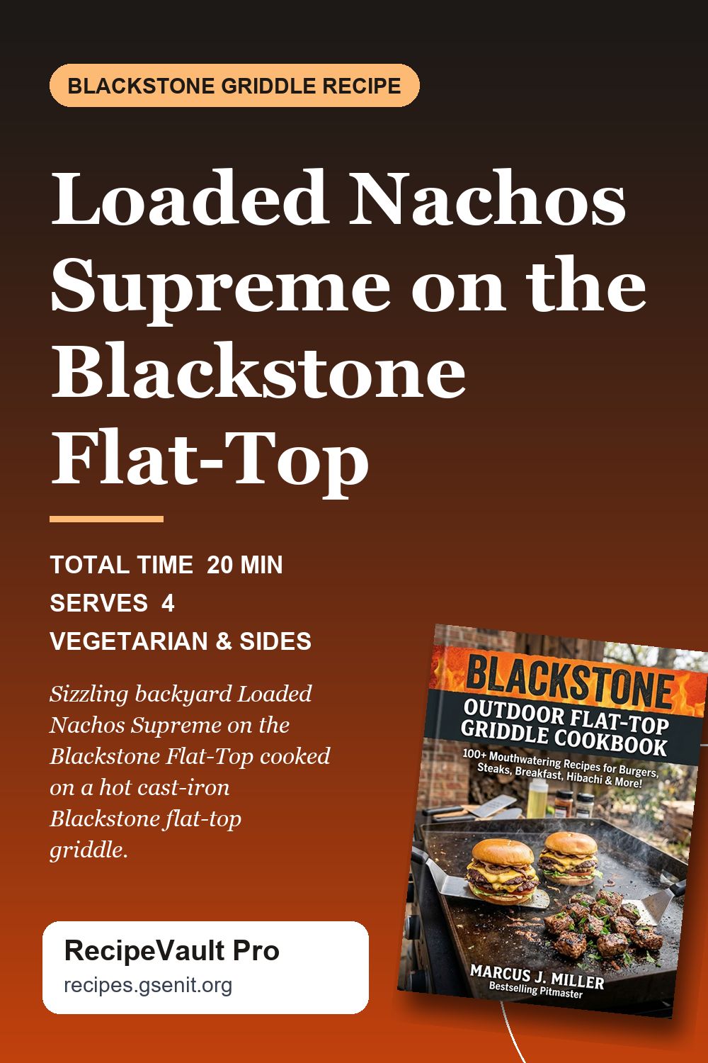 Loaded Nachos Supreme on the Blackstone Flat-Top