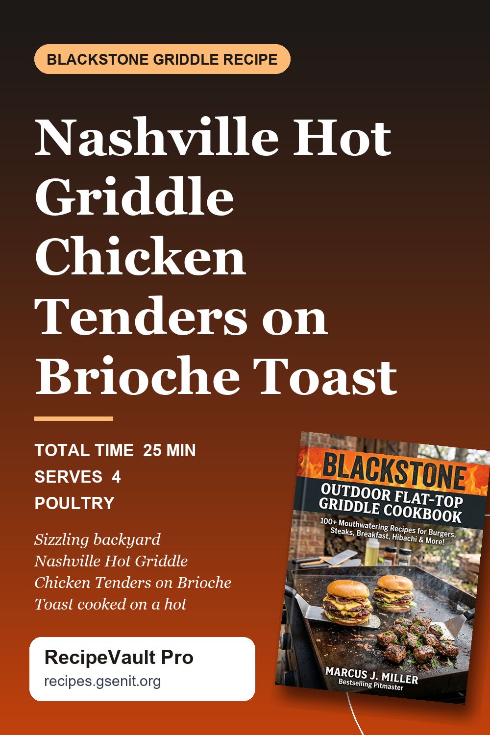 Nashville Hot Griddle Chicken Tenders on Brioche Toast