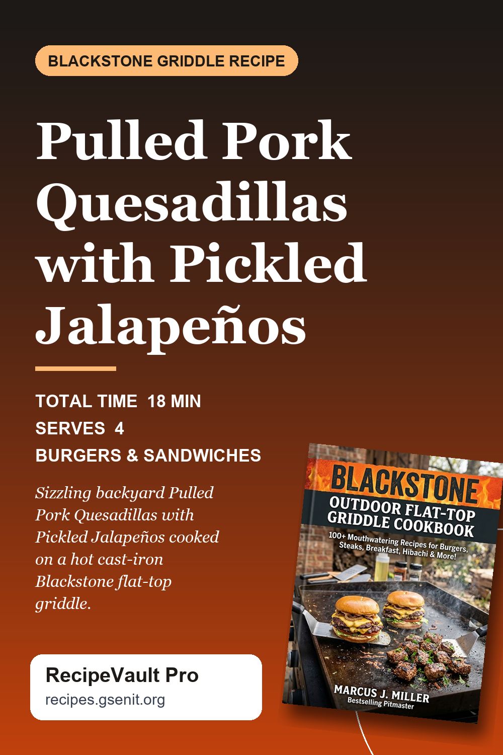 Pulled Pork Quesadillas with Pickled Jalapeños