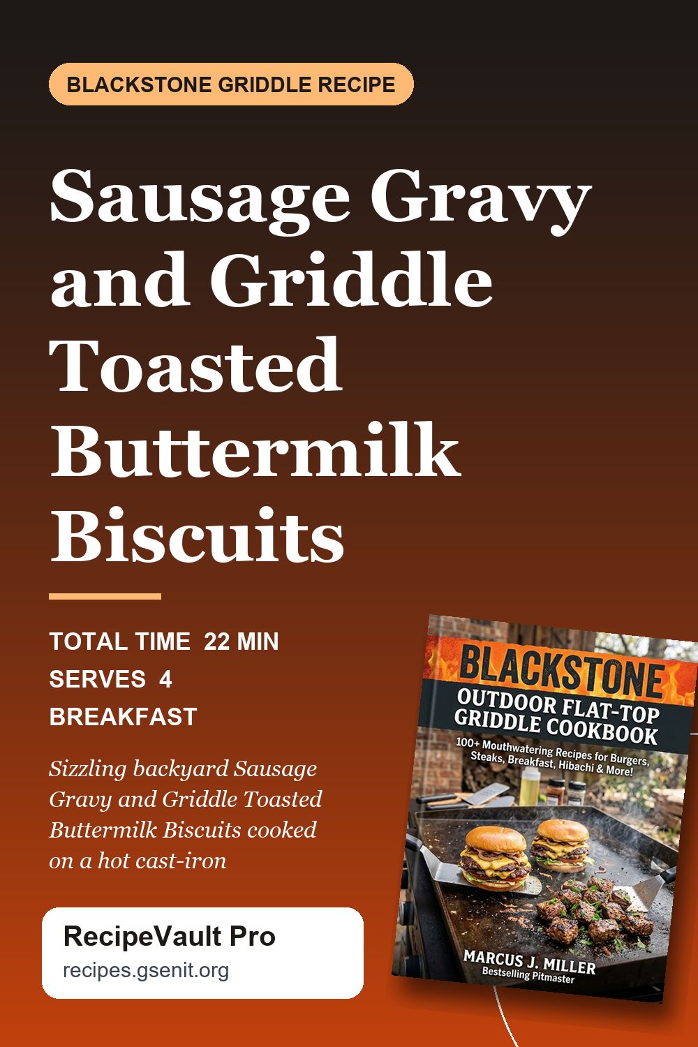 Sausage Gravy and Griddle Toasted Buttermilk Biscuits