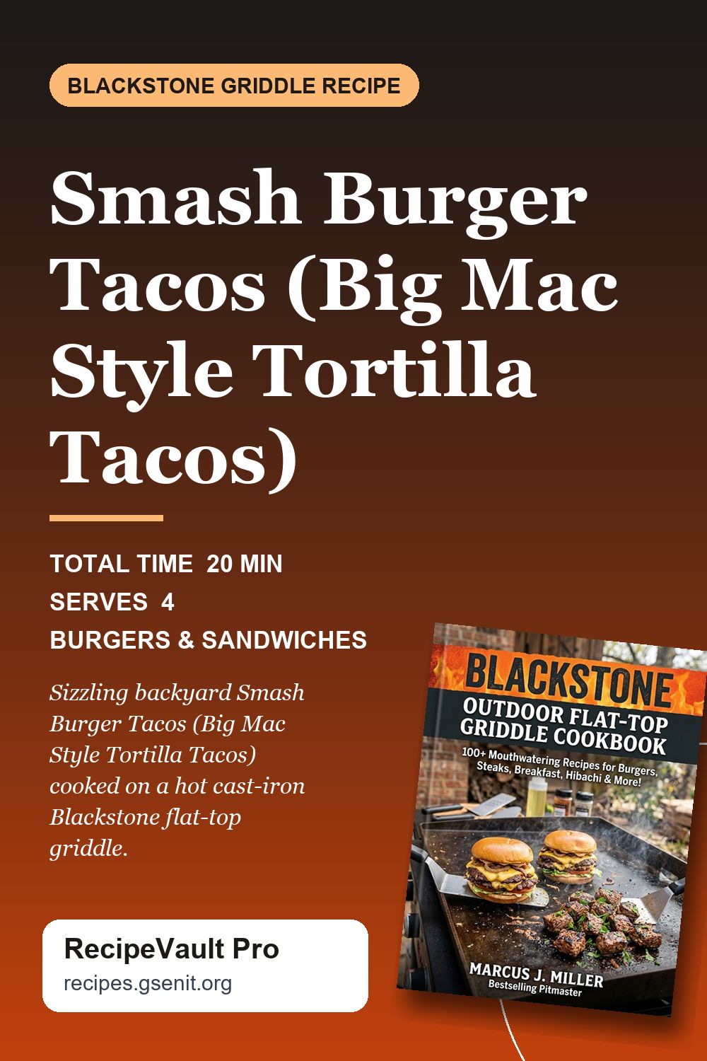 Smash Burger Tacos (Big Mac Style Tortilla Tacos)