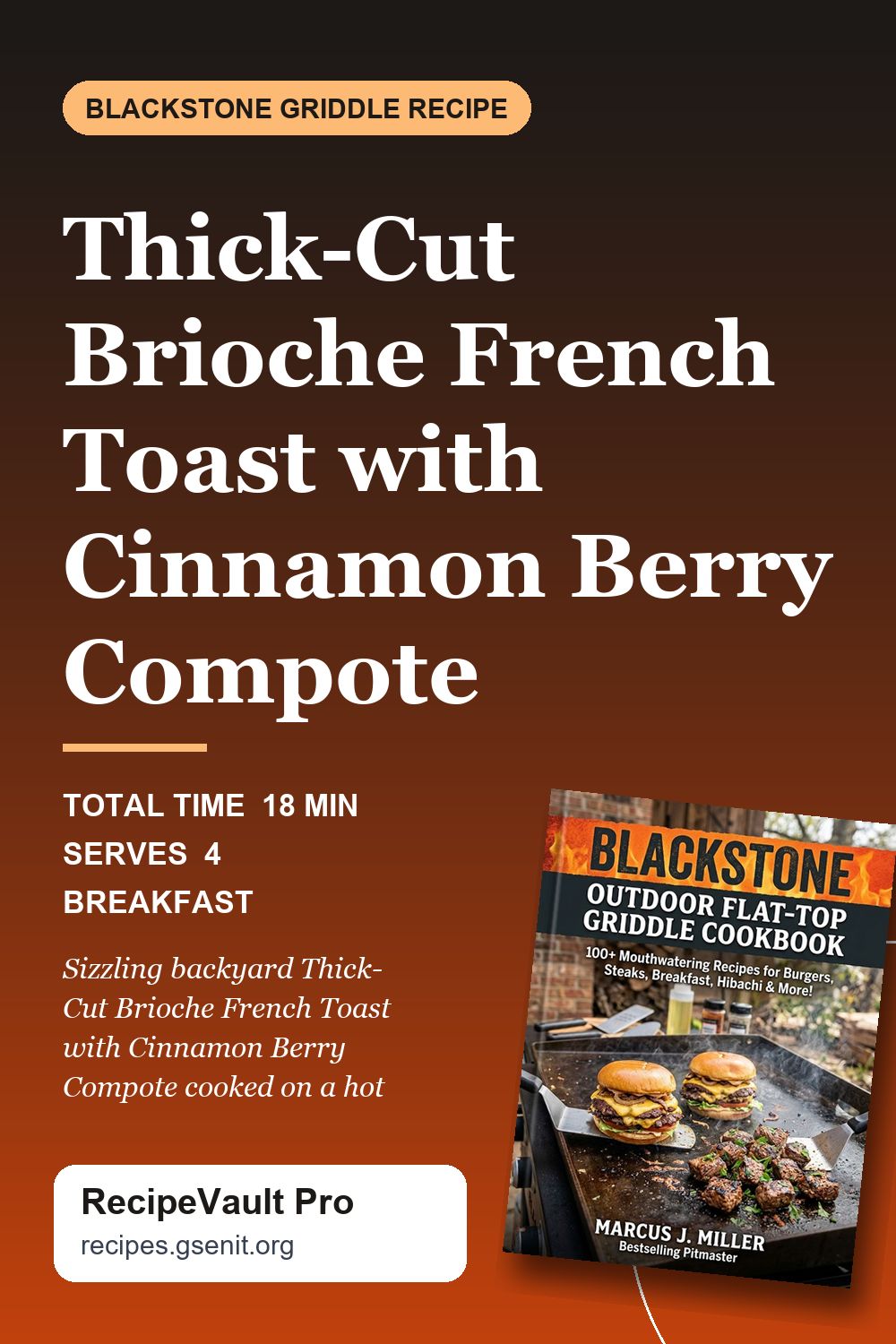 Thick-Cut Brioche French Toast with Cinnamon Berry Compote