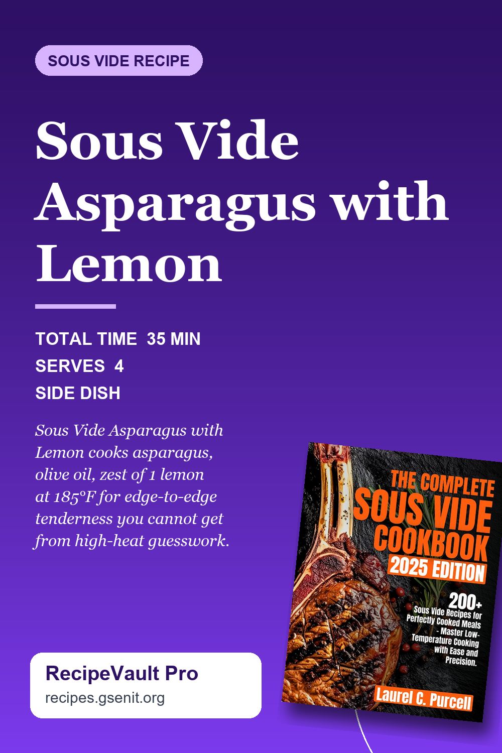 Sous Vide Asparagus with Lemon