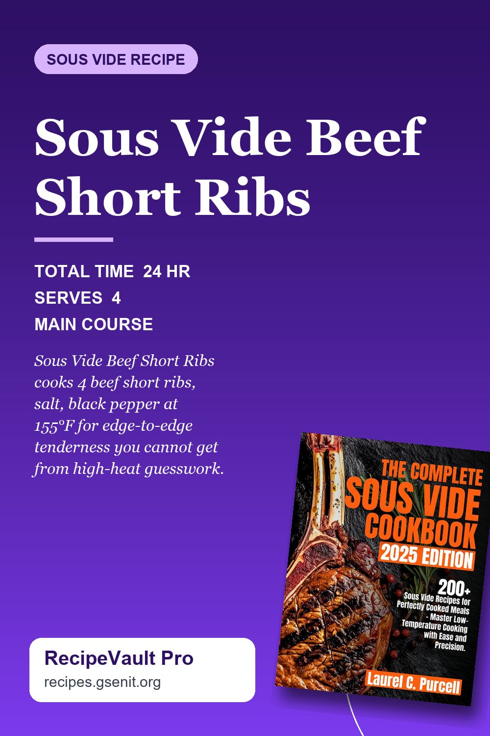 Sous Vide Beef Short Ribs