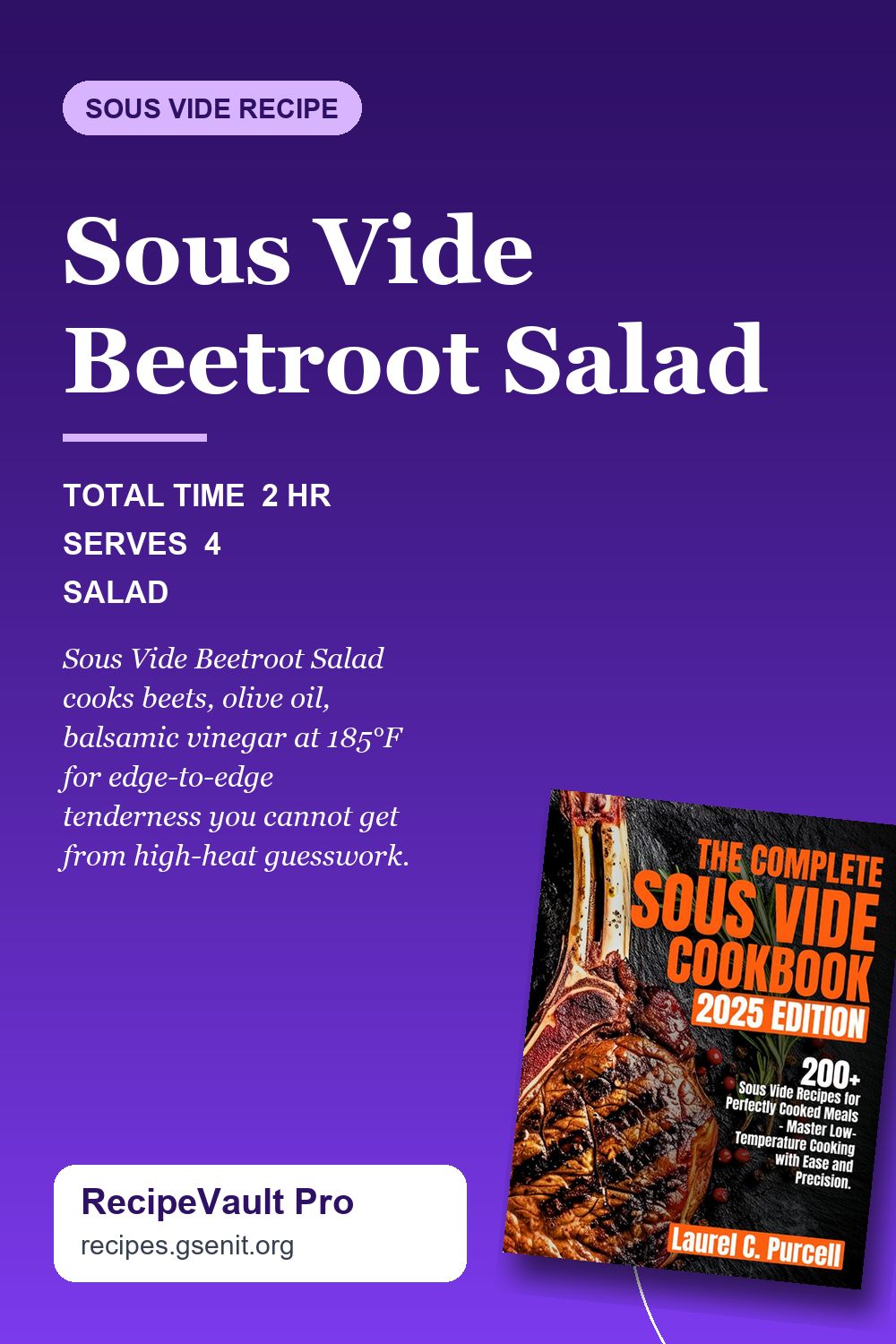 Sous Vide Beetroot Salad