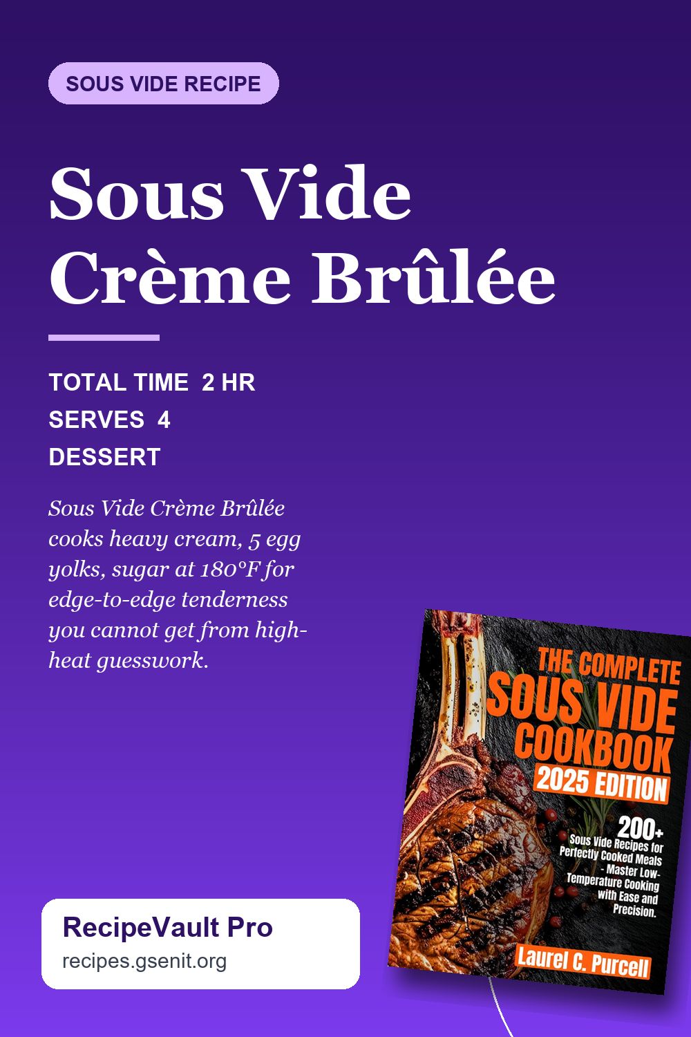 Sous Vide Crème Brûlée