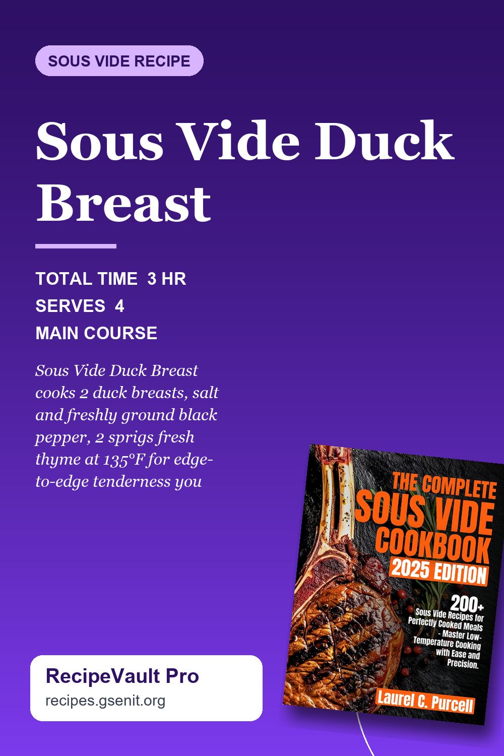 Sous Vide Duck Breast