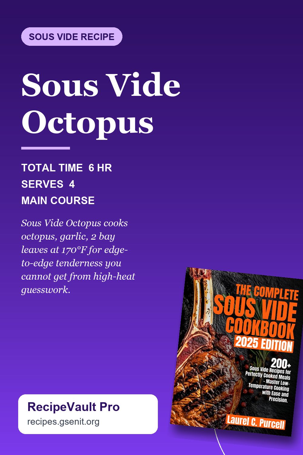 Sous Vide Octopus Pinterest Pin