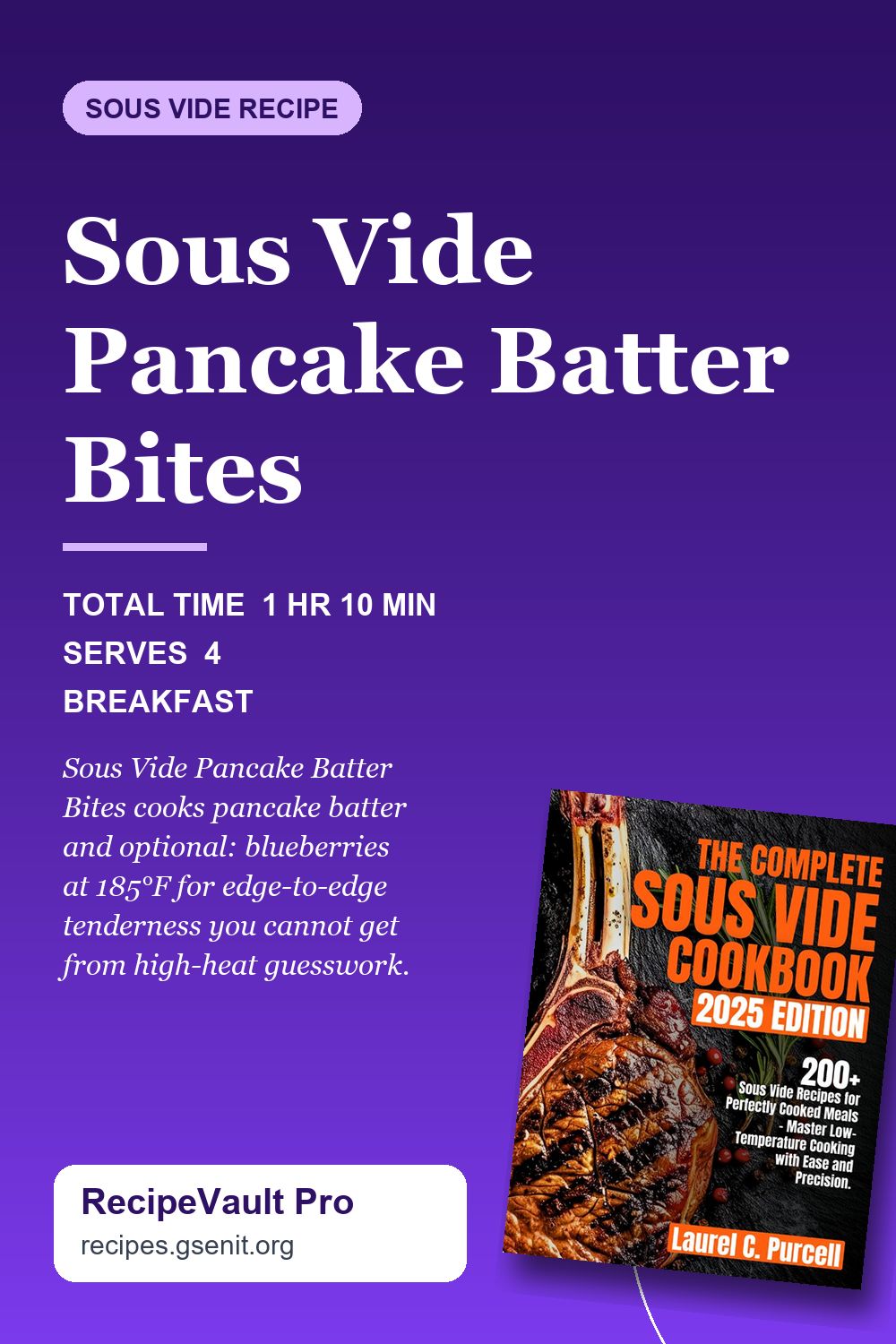Sous Vide Pancake Batter Bites