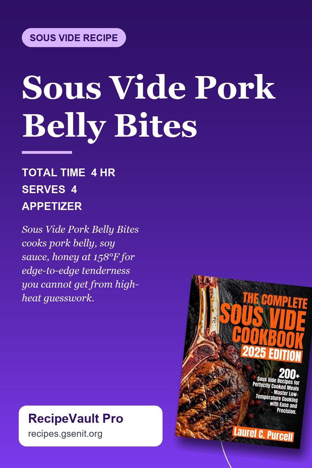 Sous Vide Pork Belly Bites