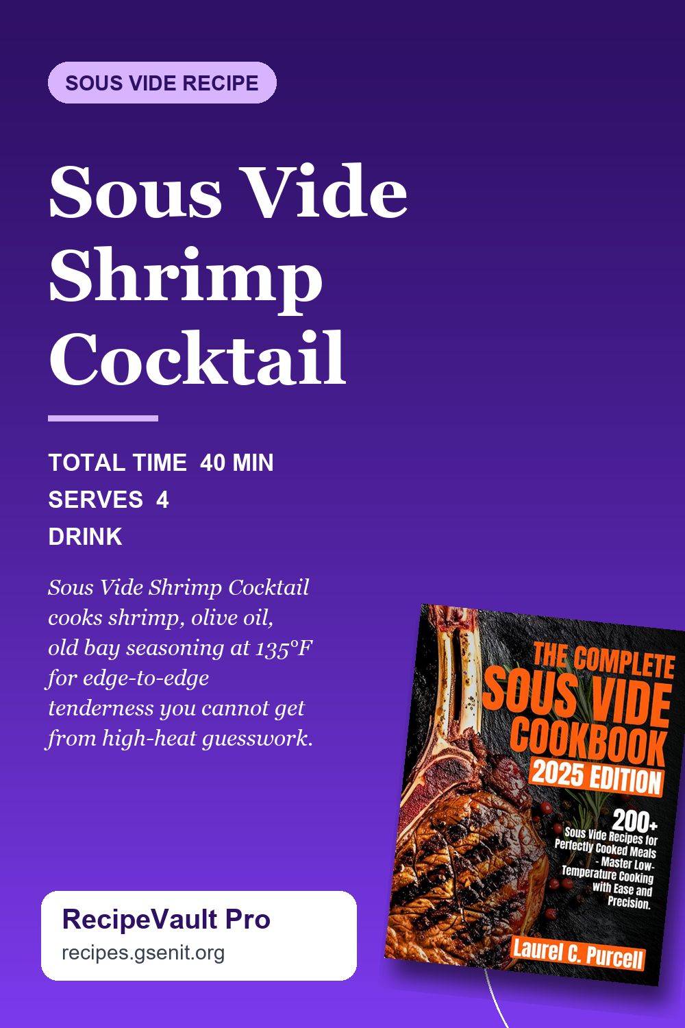 Sous Vide Shrimp Cocktail