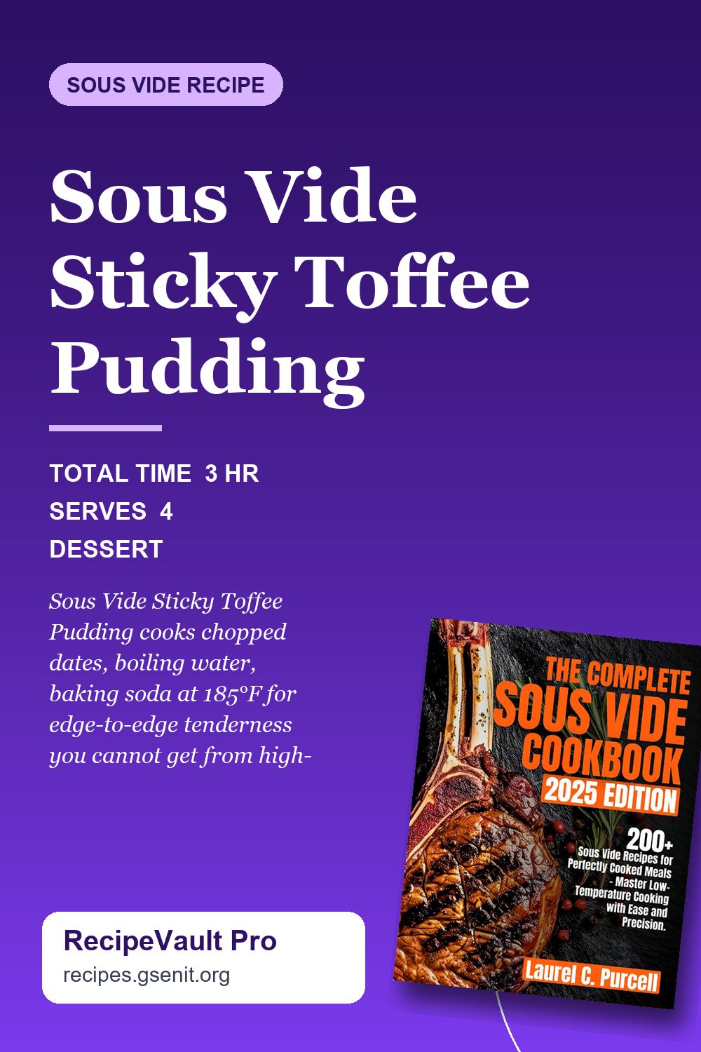 Sous Vide Sticky Toffee Pudding