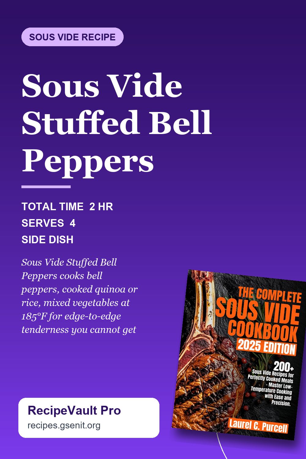 Sous Vide Stuffed Bell Peppers