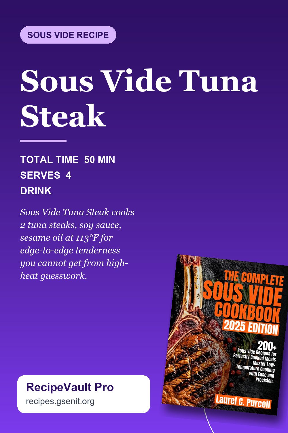 Sous Vide Tuna Steak
