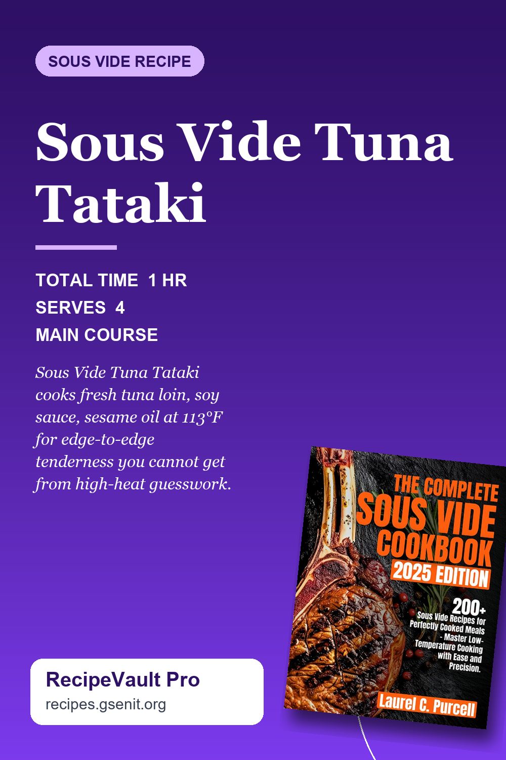 Sous Vide Tuna Tataki