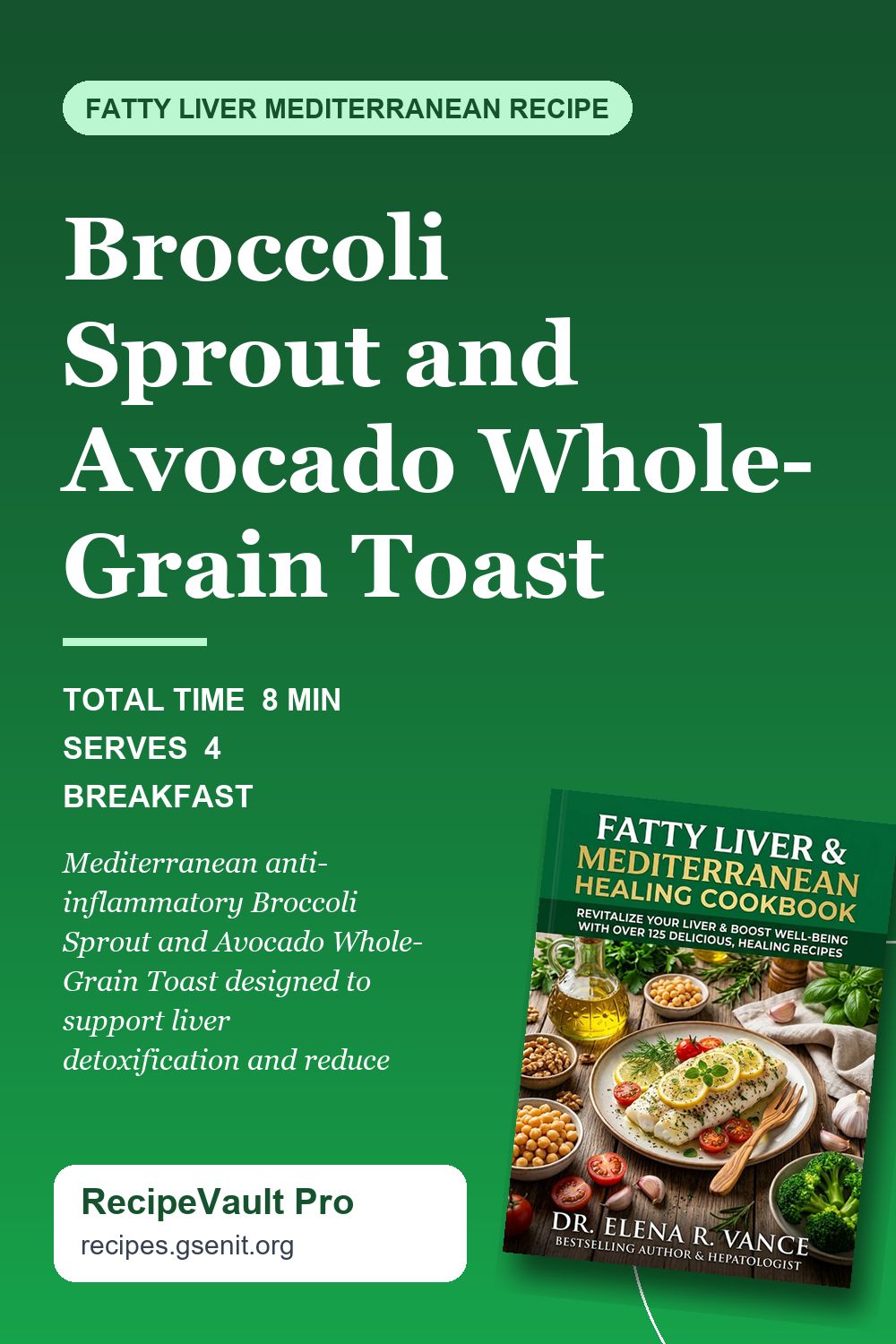 Broccoli Sprout and Avocado Whole-Grain Toast