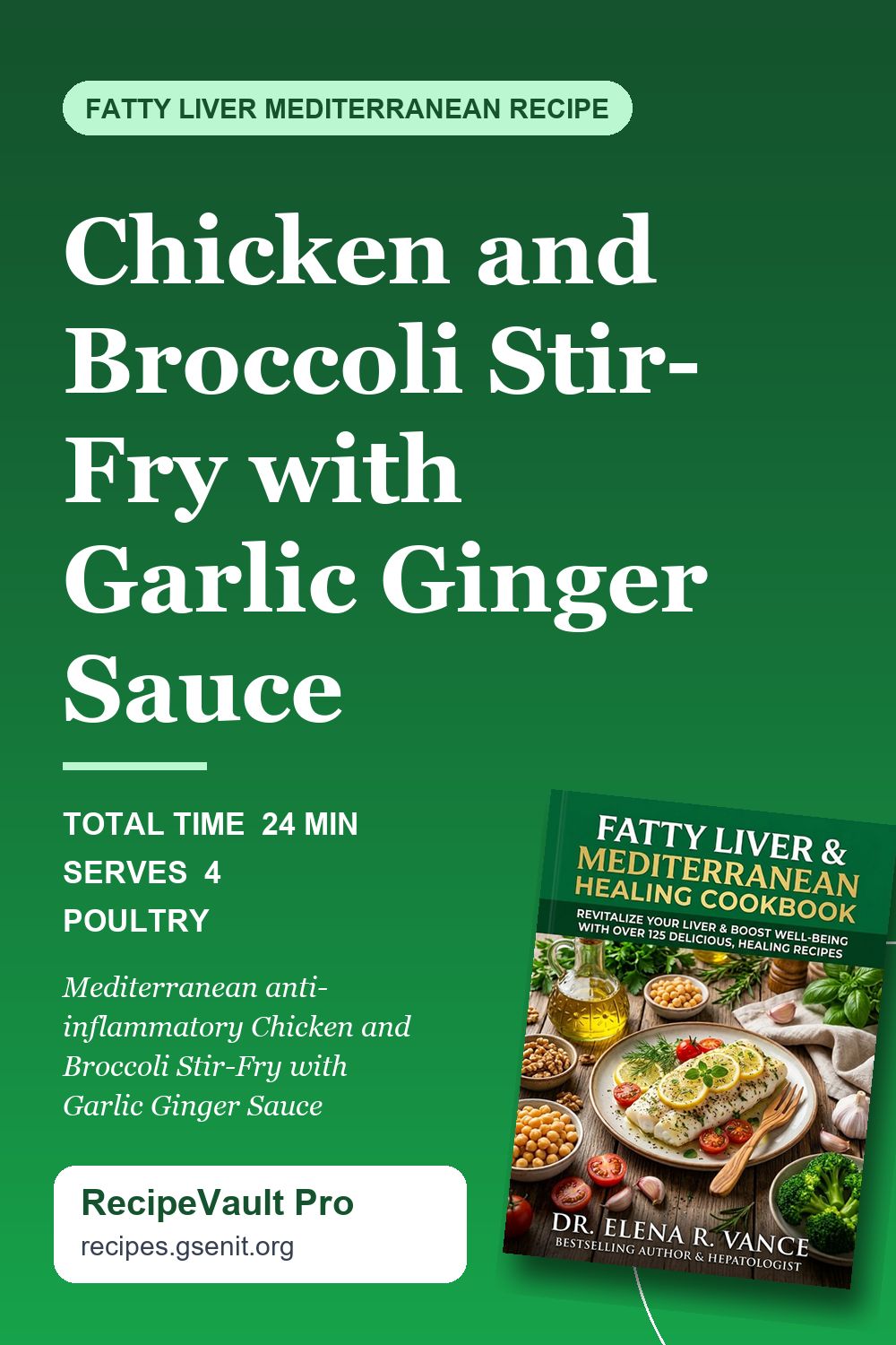 Chicken and Broccoli Stir-Fry with Garlic Ginger Sauce