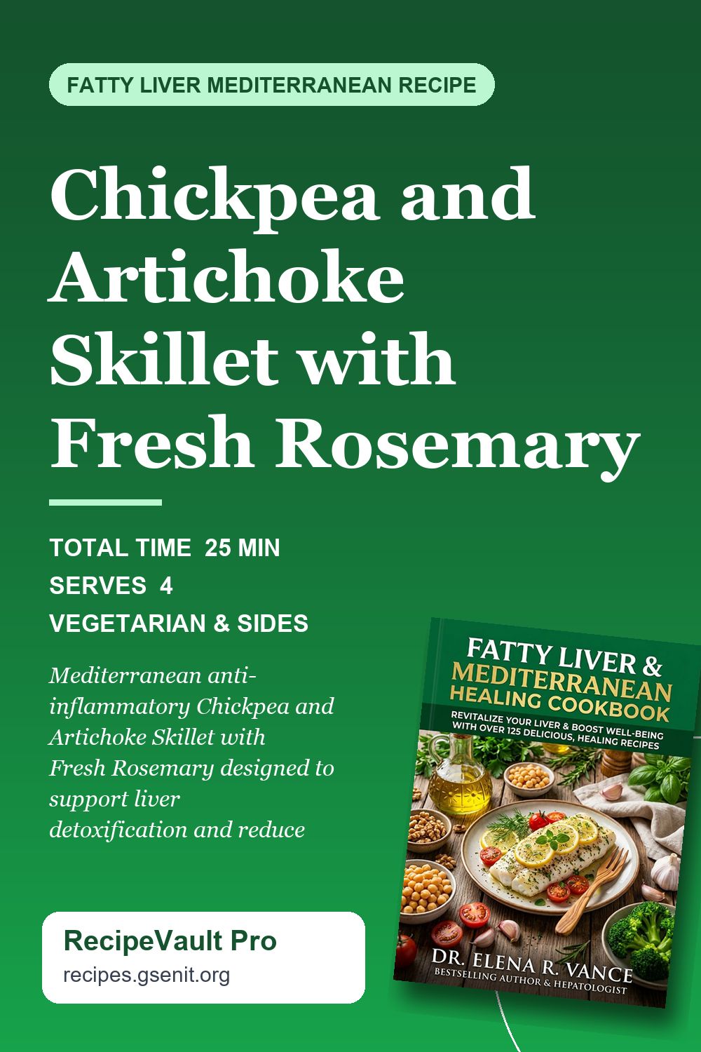 Chickpea and Artichoke Skillet with Fresh Rosemary