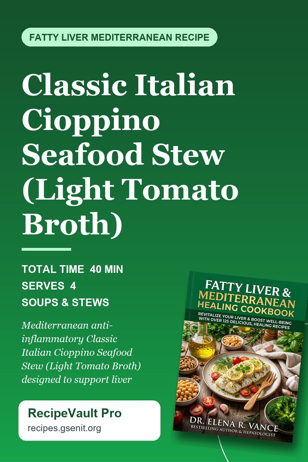 Classic Italian Cioppino Seafood Stew (Light Tomato Broth)