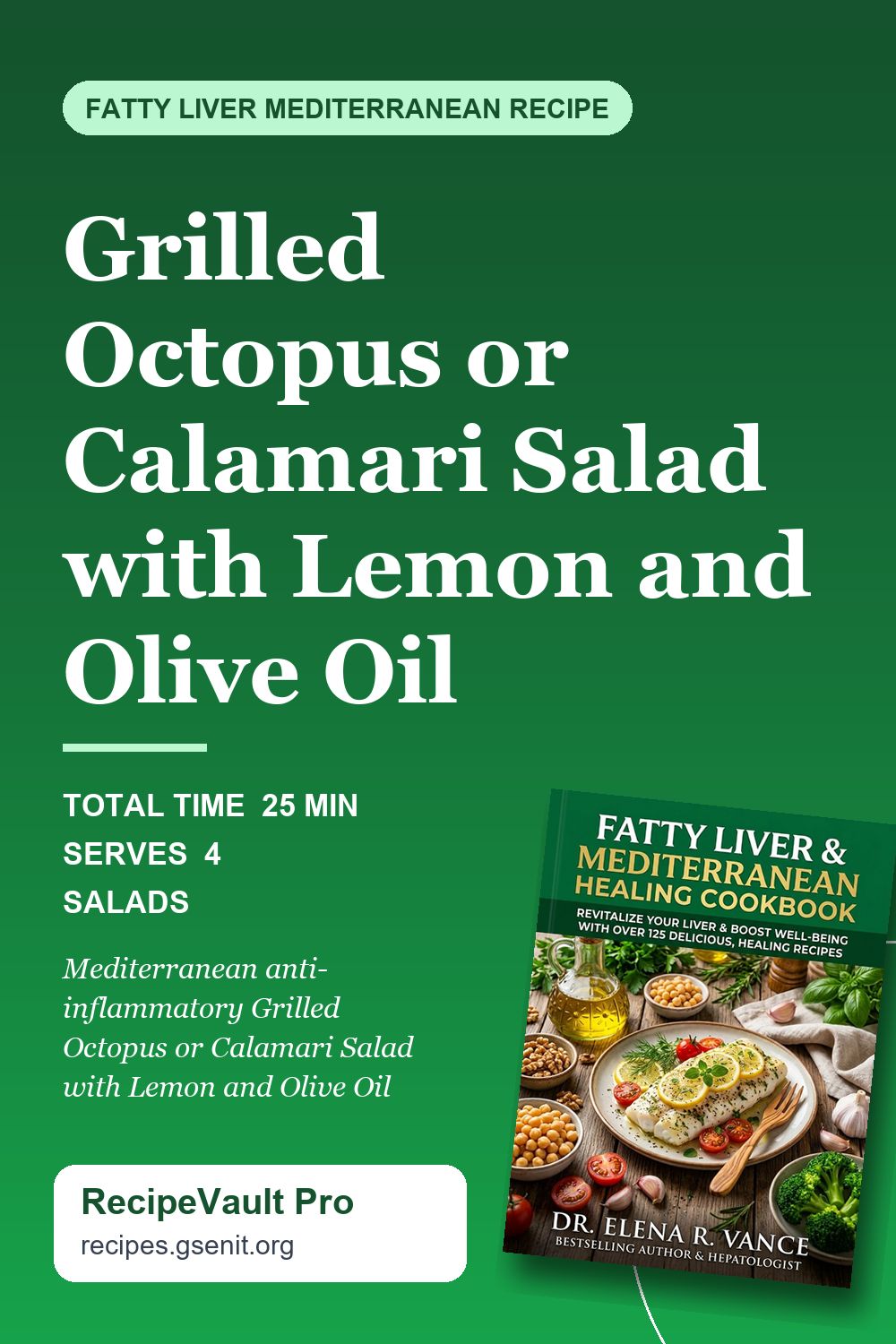 Grilled Octopus or Calamari Salad with Lemon and Olive Oil