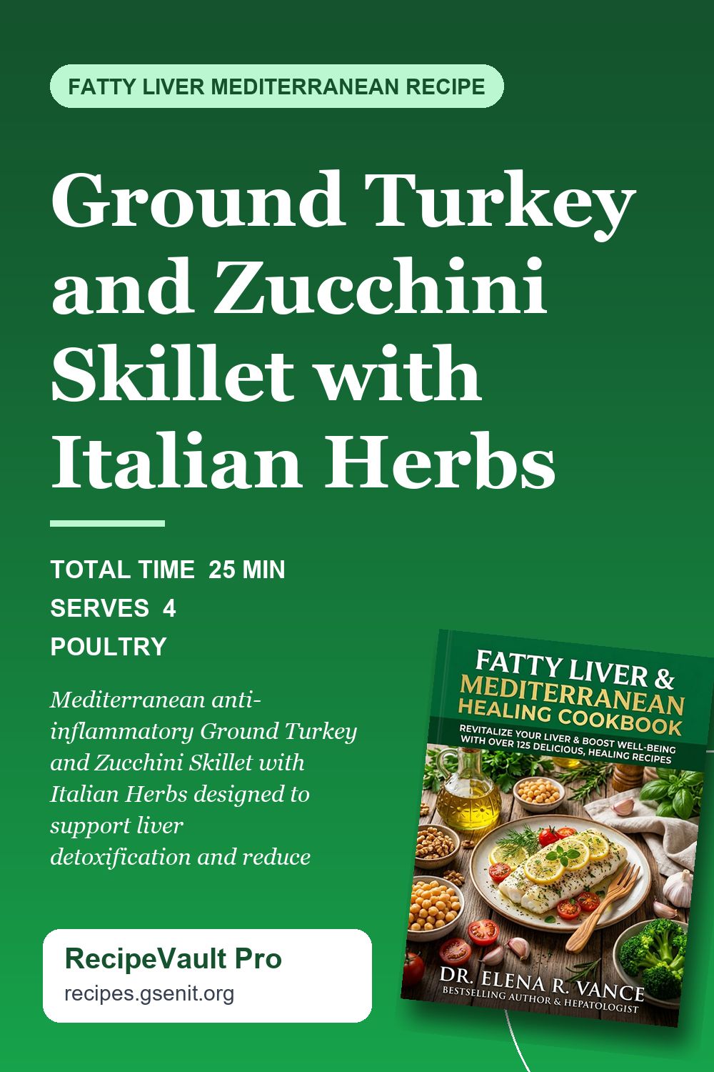 Ground Turkey and Zucchini Skillet with Italian Herbs