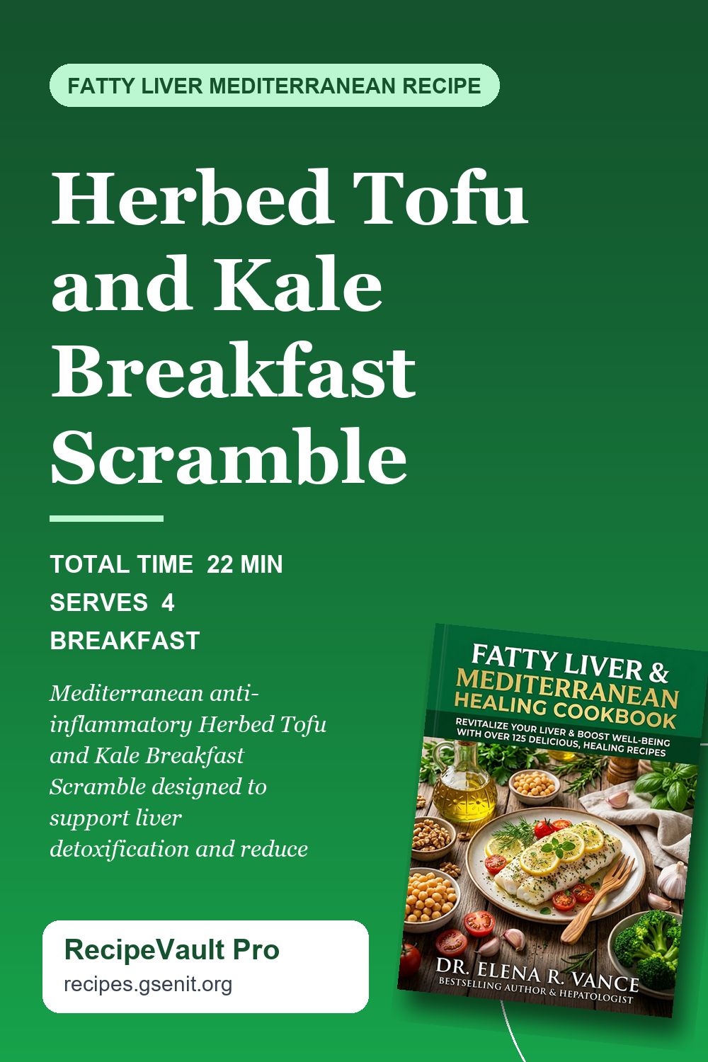 Herbed Tofu and Kale Breakfast Scramble
