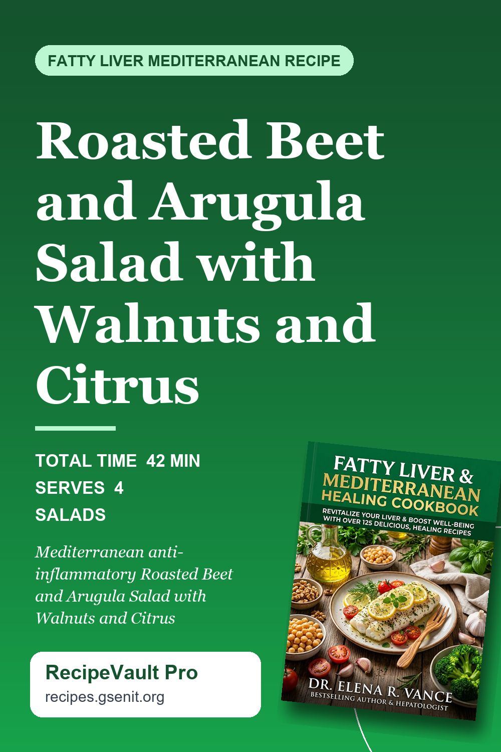 Roasted Beet and Arugula Salad with Walnuts and Citrus