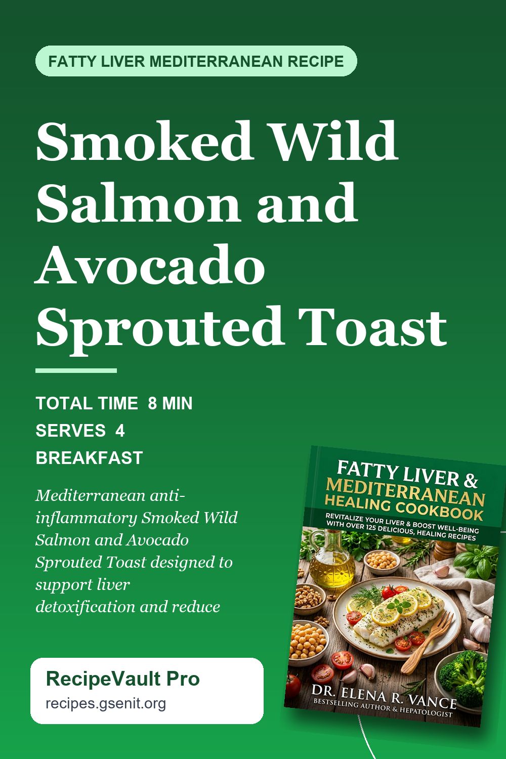 Smoked Wild Salmon and Avocado Sprouted Toast
