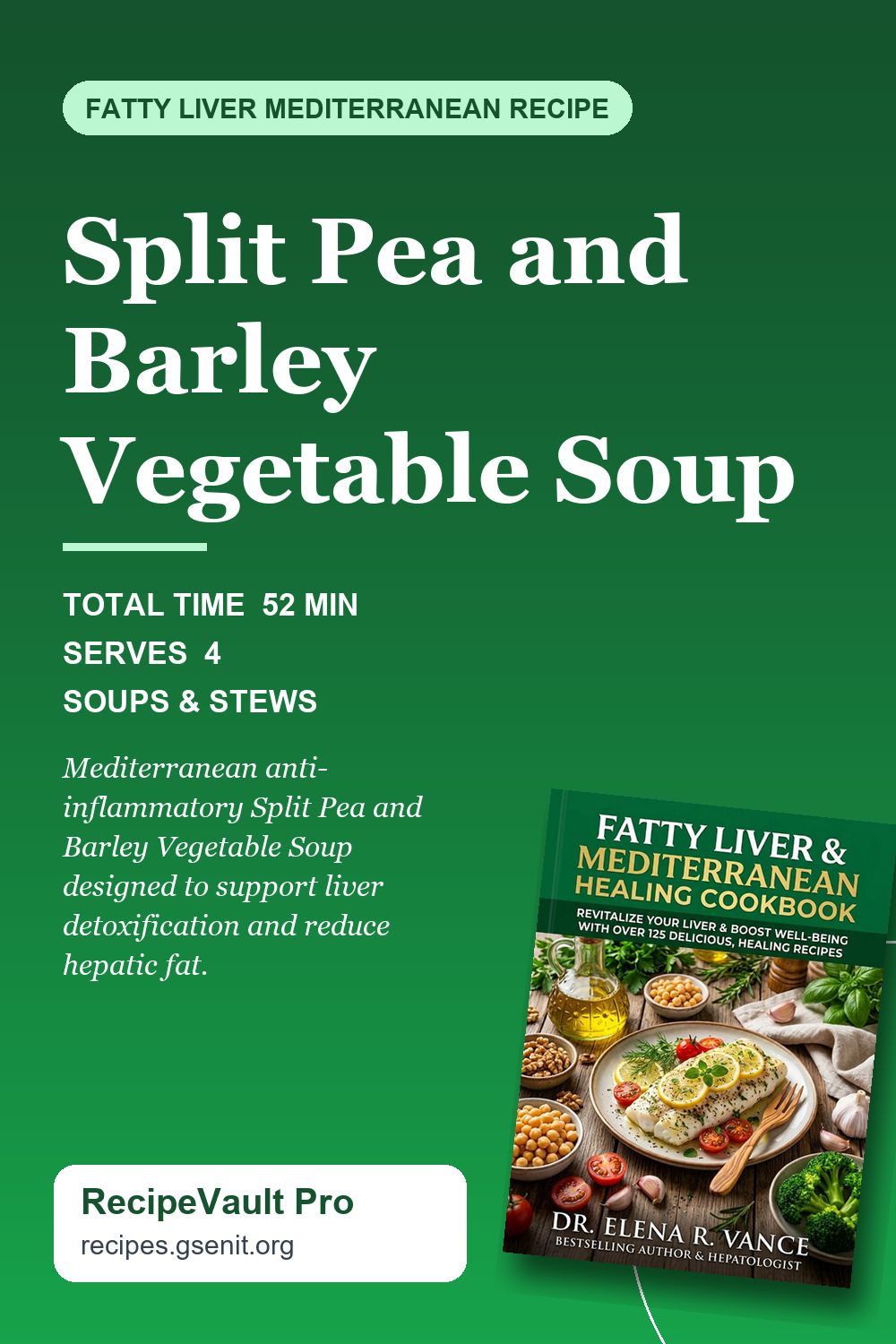Split Pea and Barley Vegetable Soup