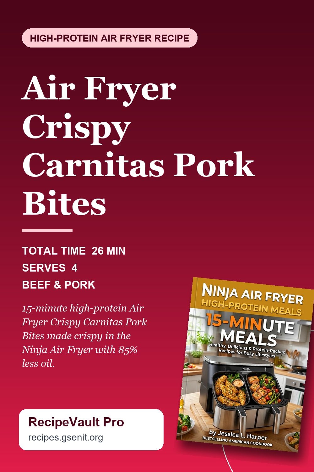 Air Fryer Crispy Carnitas Pork Bites