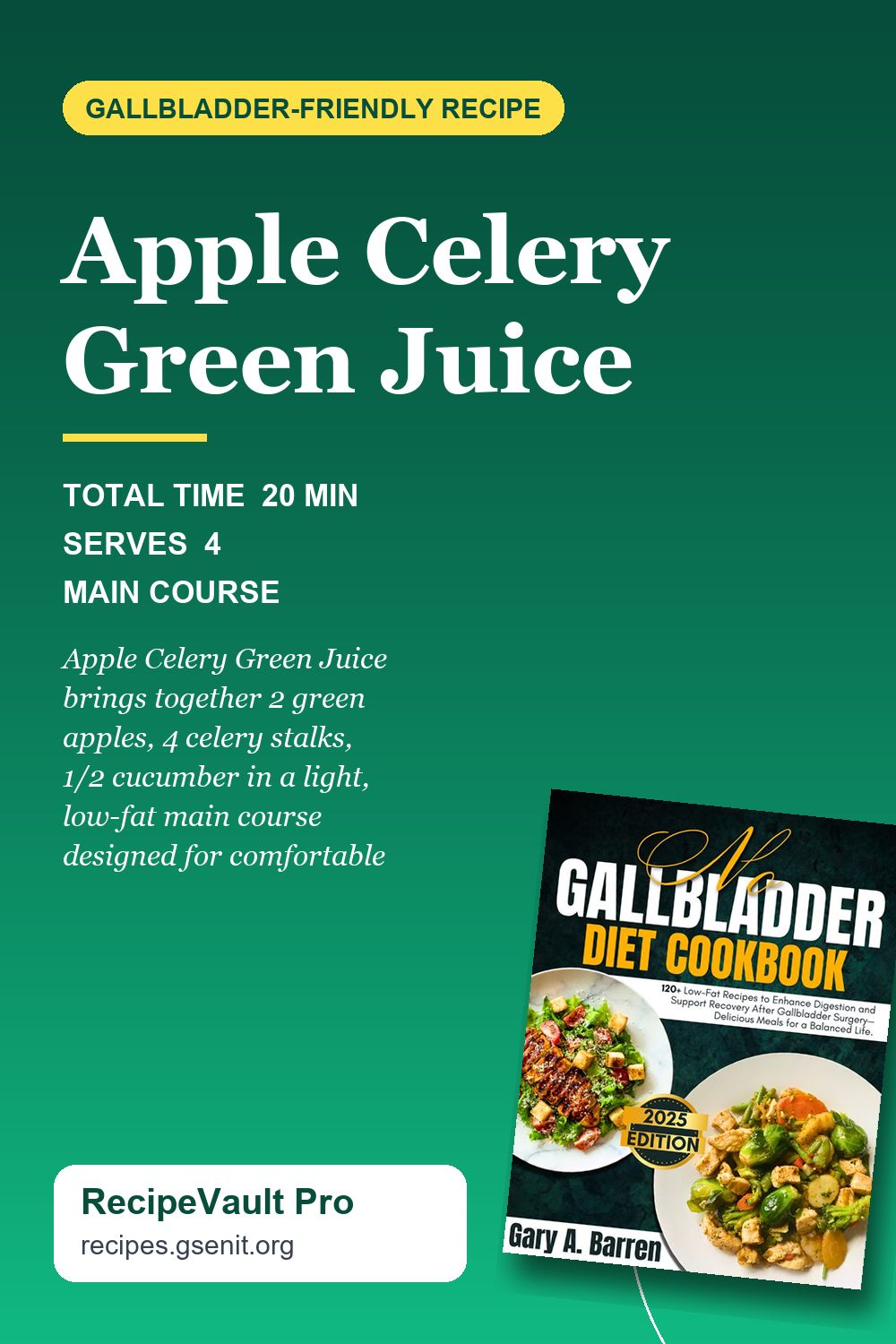 Apple Celery Green Juice