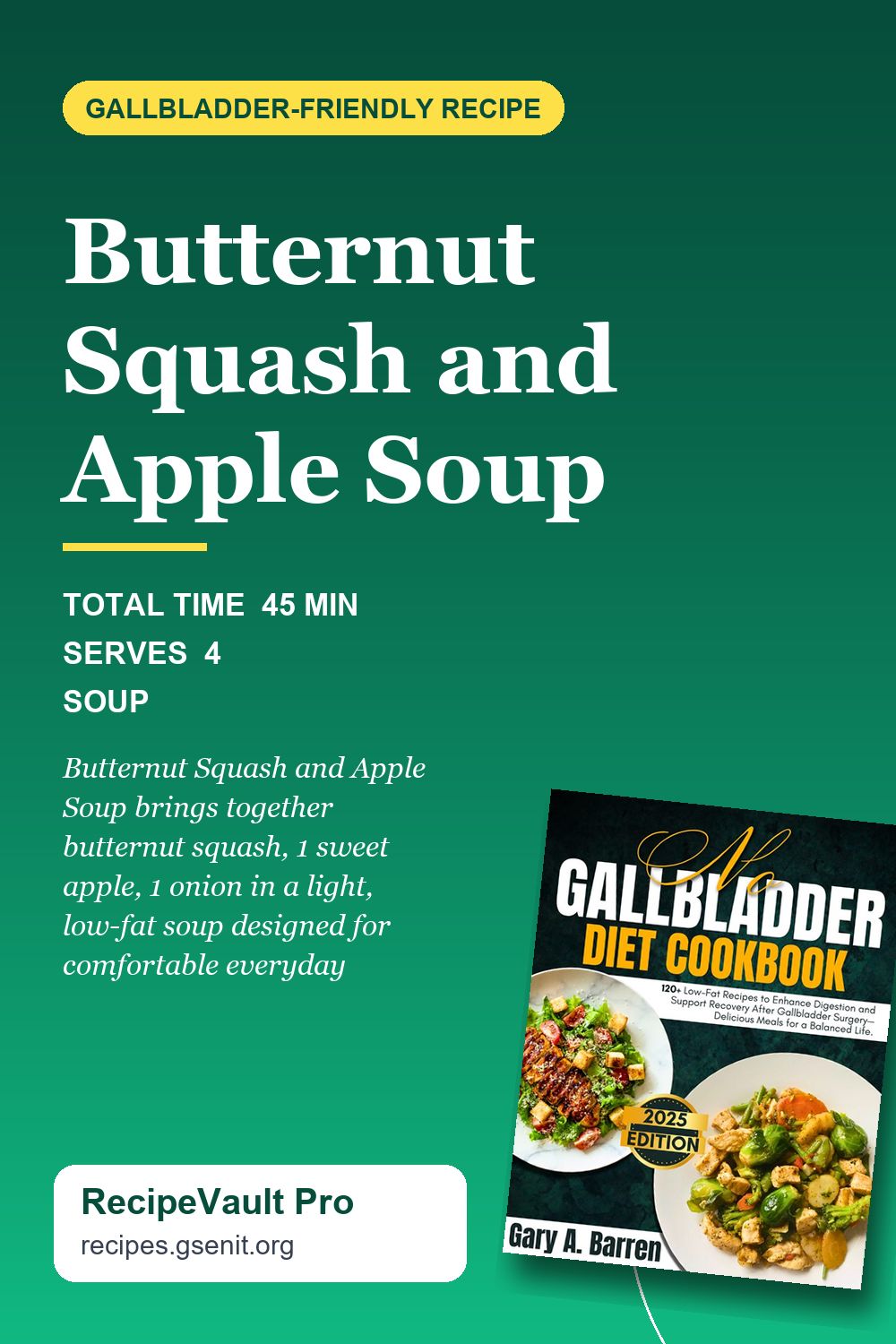 Butternut Squash and Apple Soup