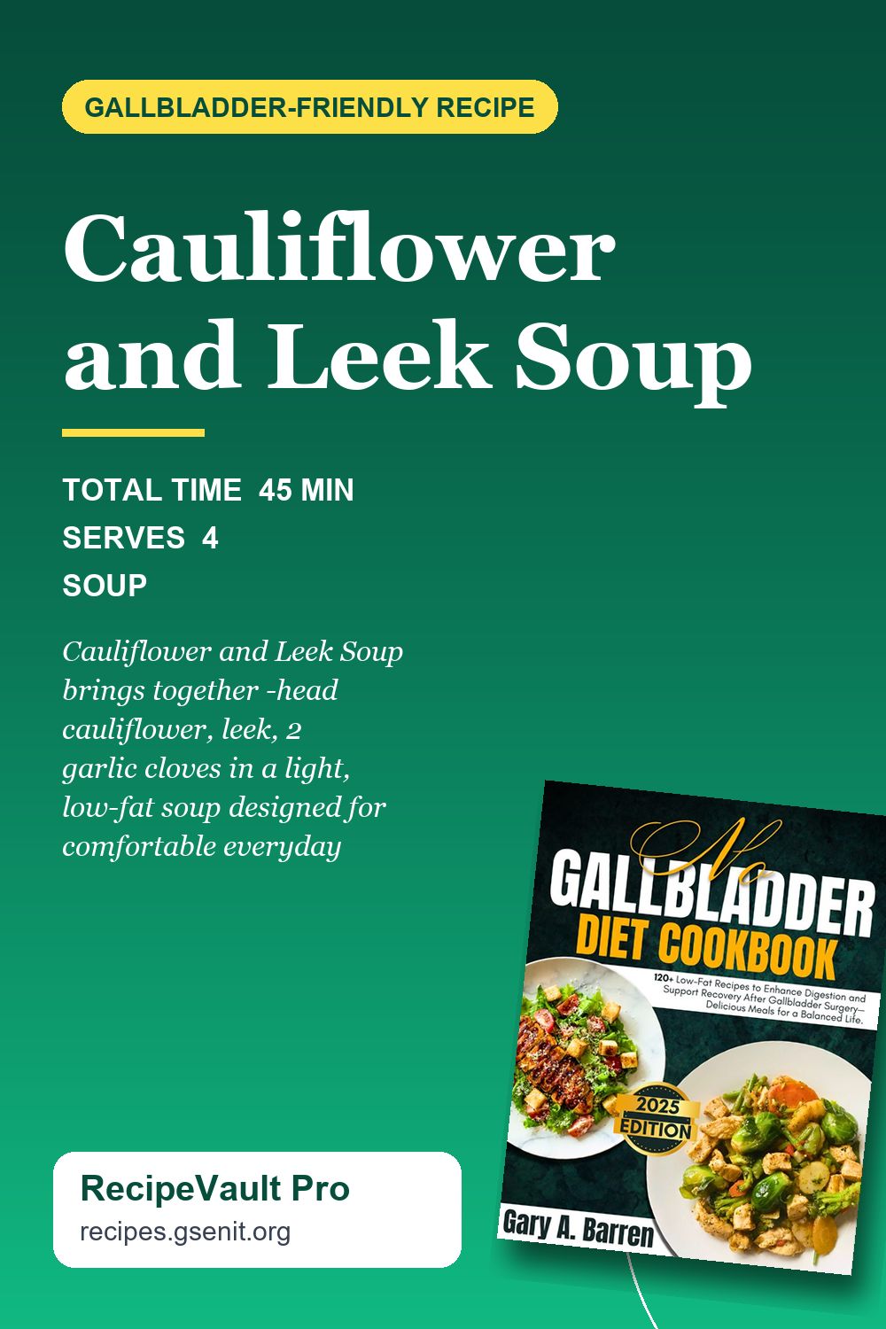 Cauliflower and Leek Soup