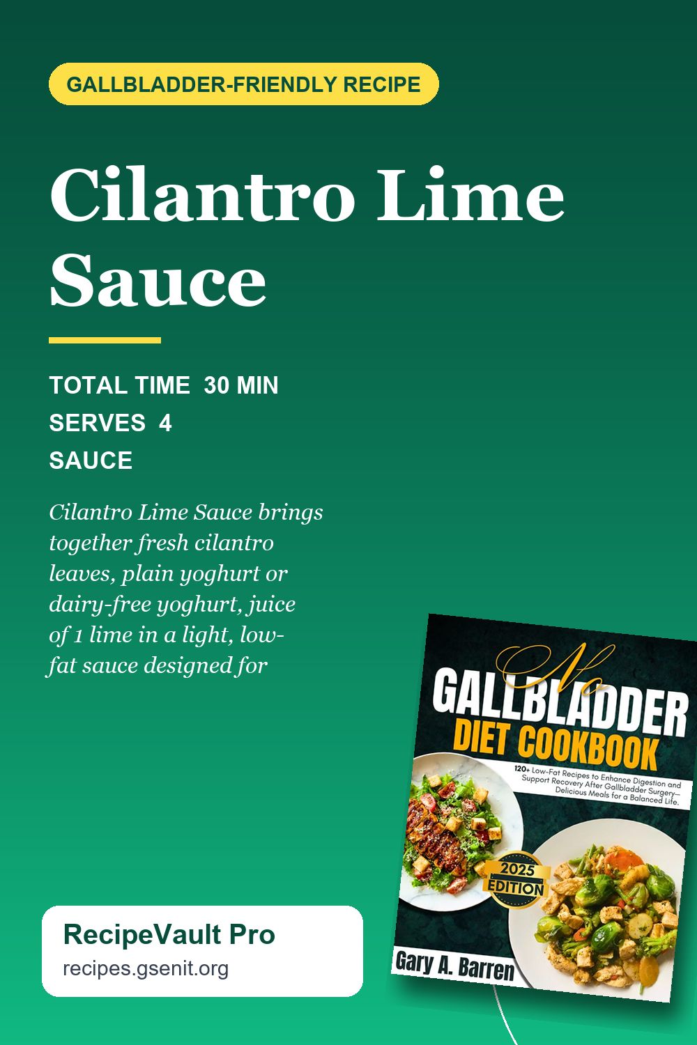 Cilantro Lime Sauce