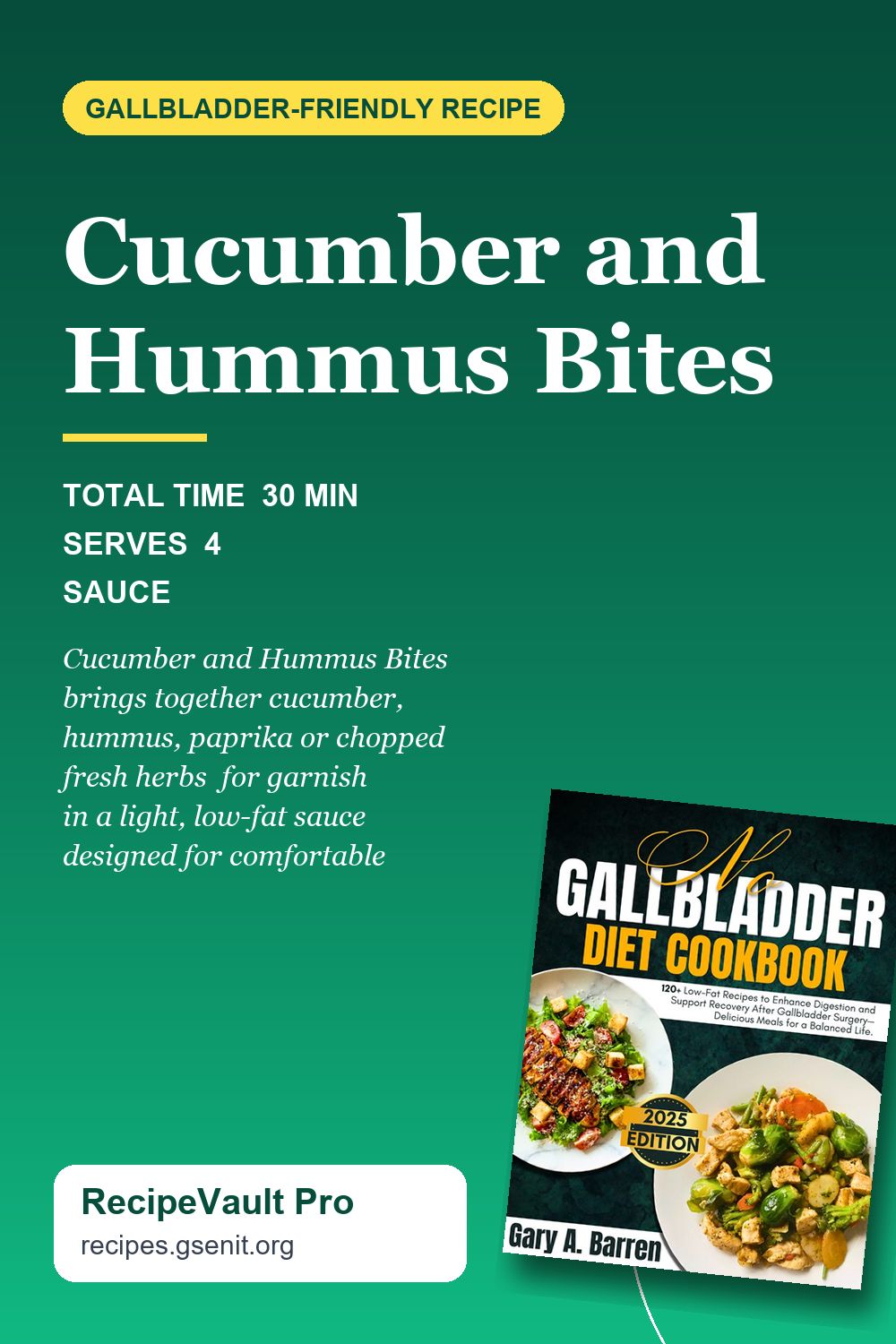 Cucumber and Hummus Bites