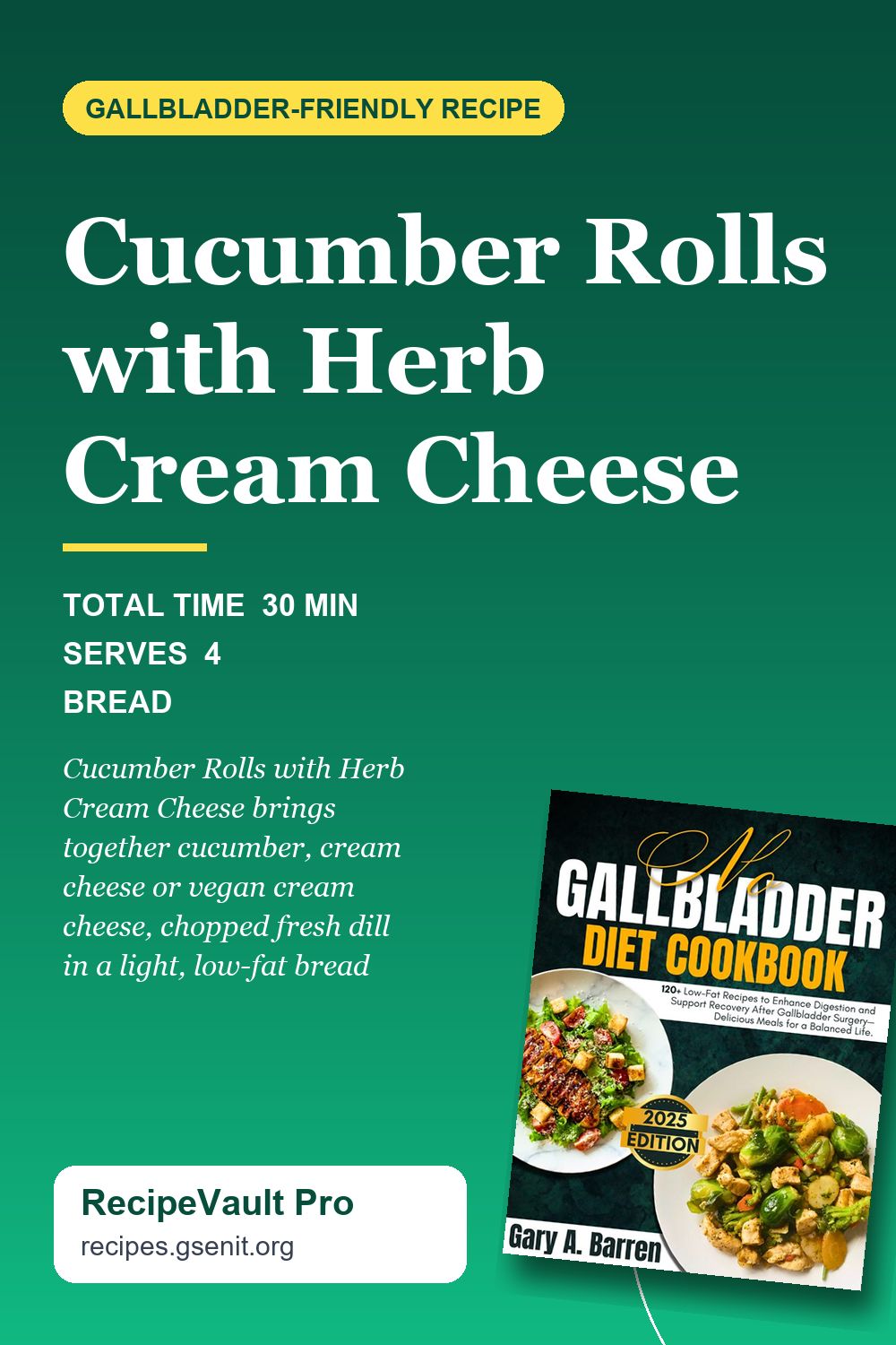 Cucumber Rolls with Herb Cream Cheese