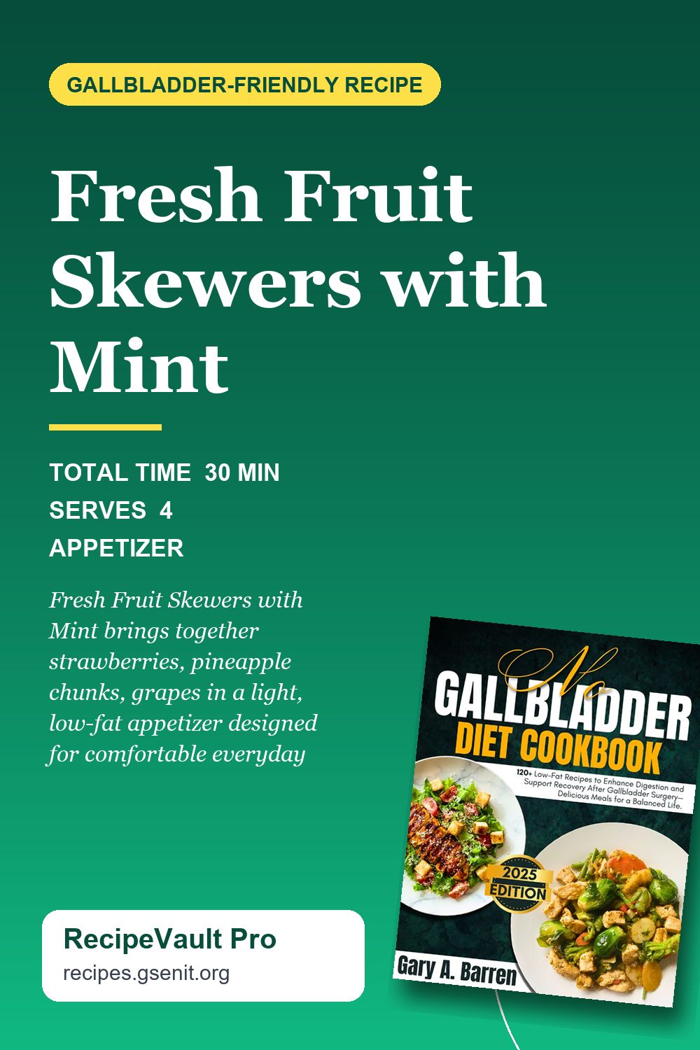 Fresh Fruit Skewers with Mint Pinterest Pin