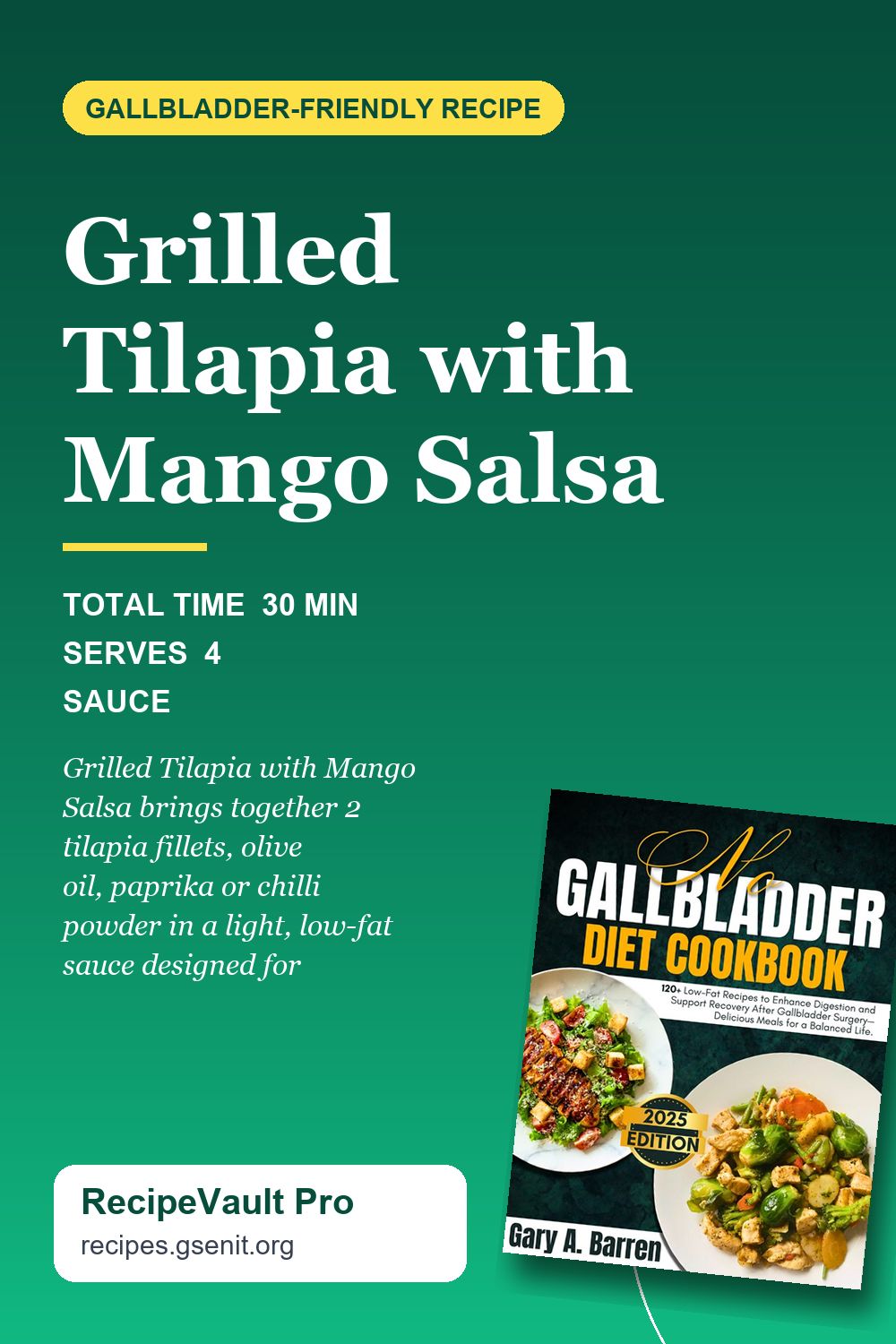 Grilled Tilapia with Mango Salsa