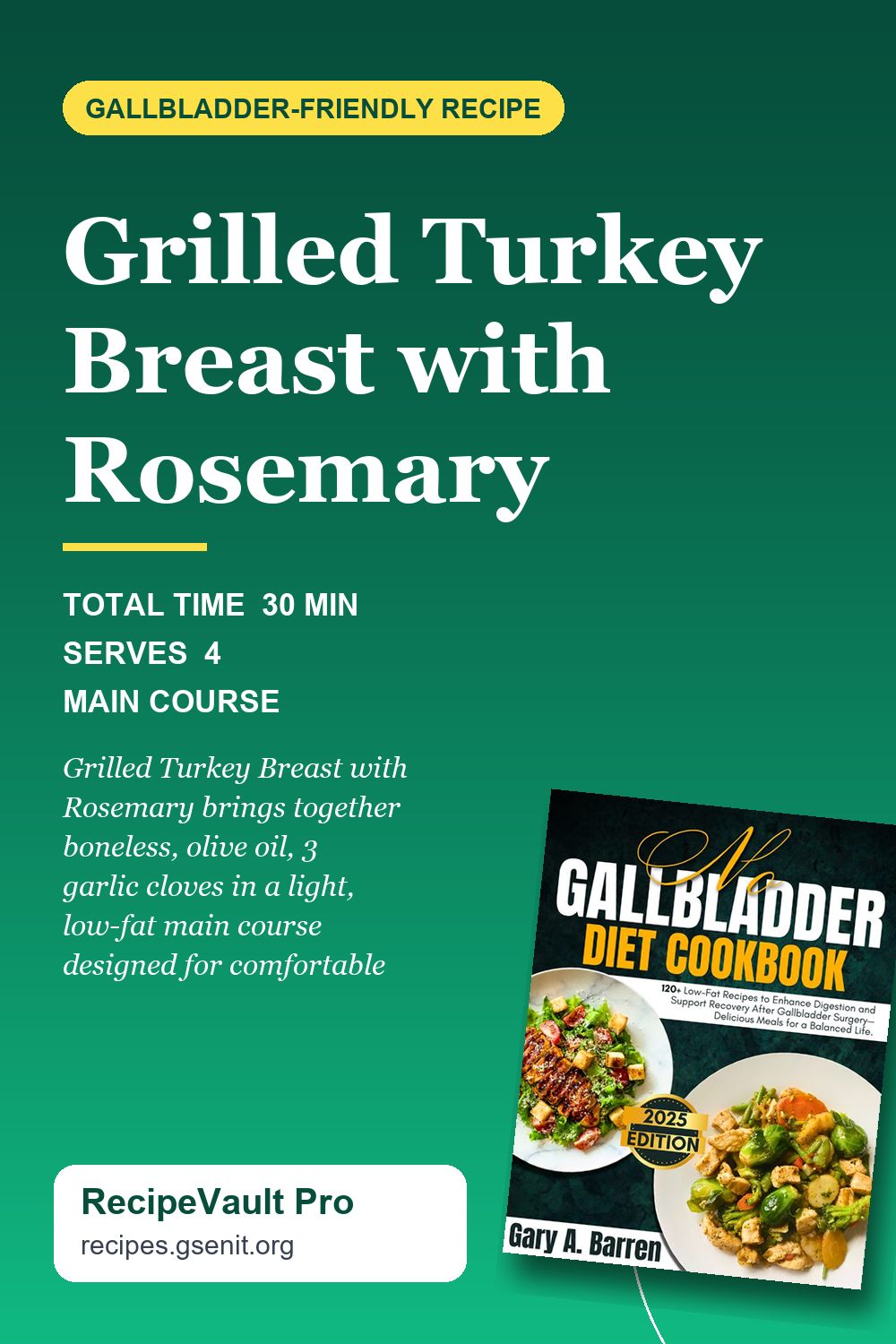 Grilled Turkey Breast with Rosemary