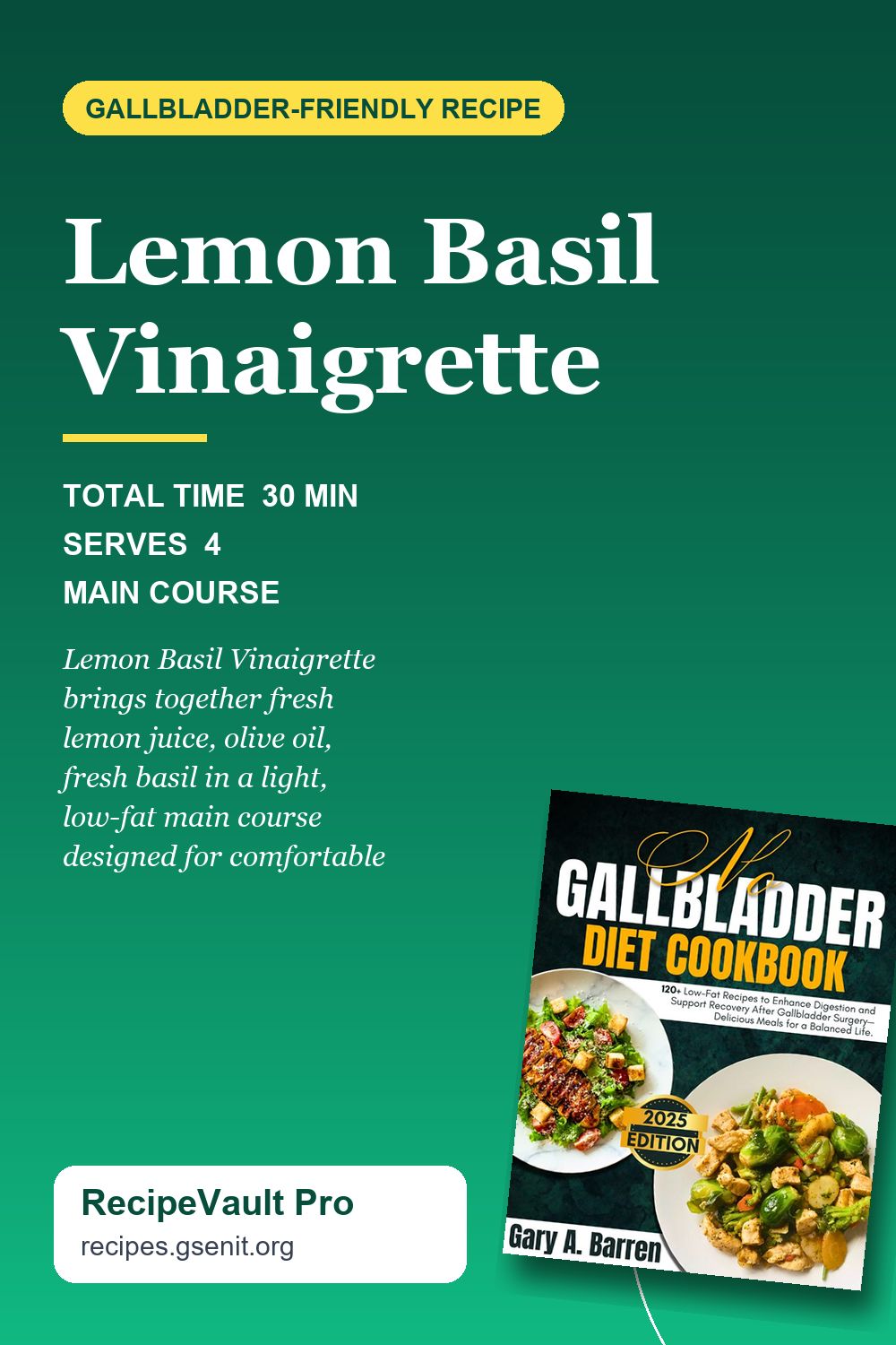 Lemon Basil Vinaigrette