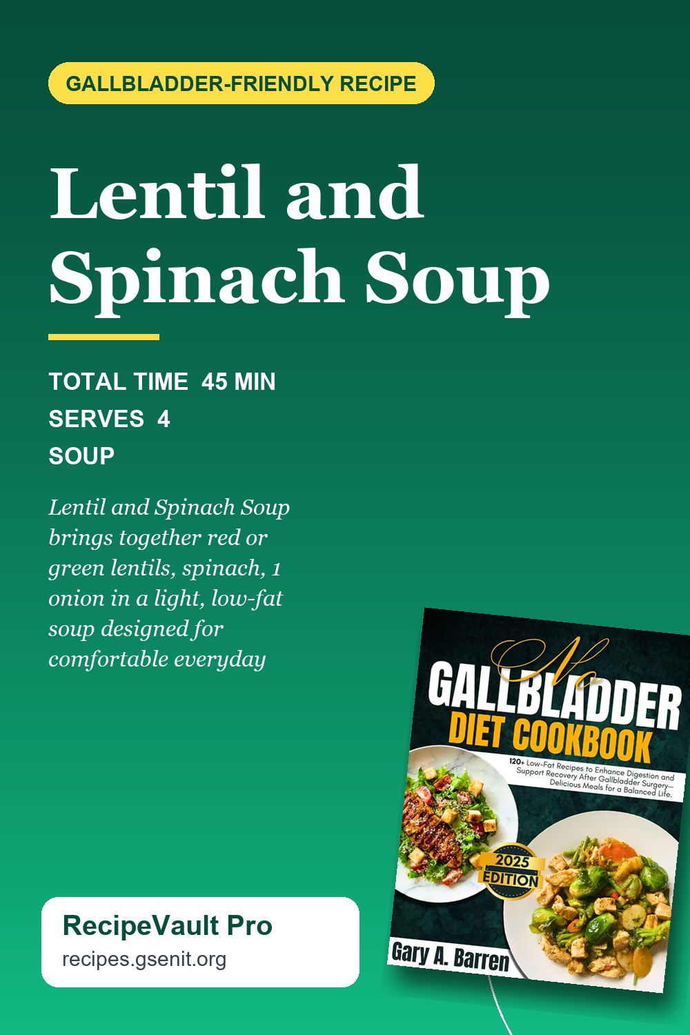 Lentil and Spinach Soup