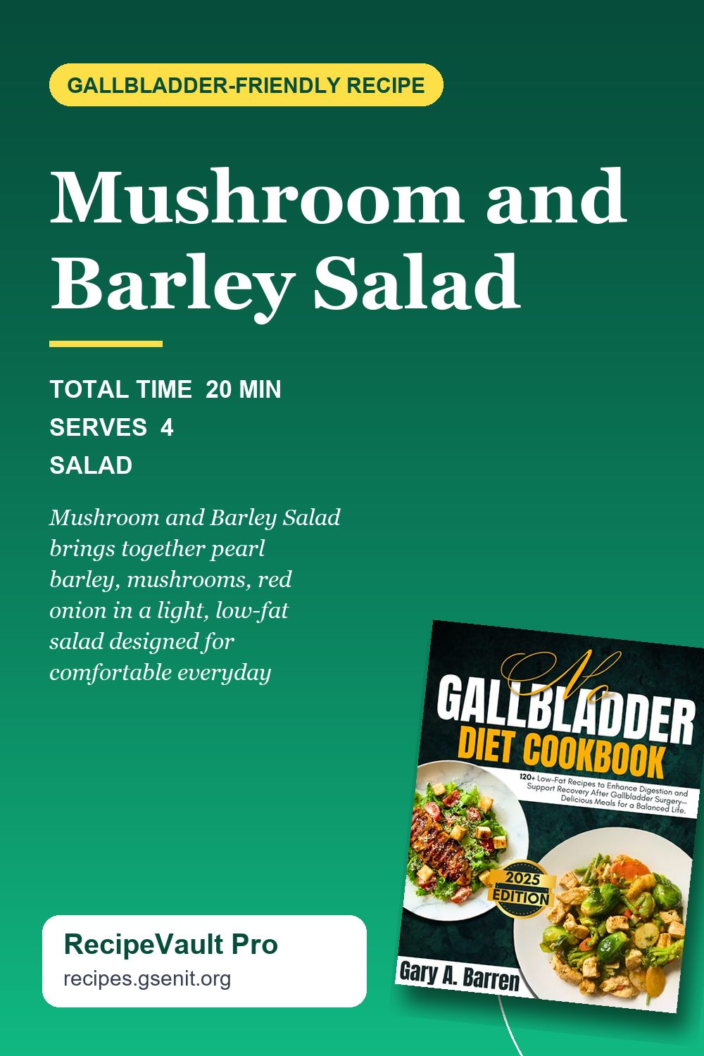 Mushroom and Barley Salad