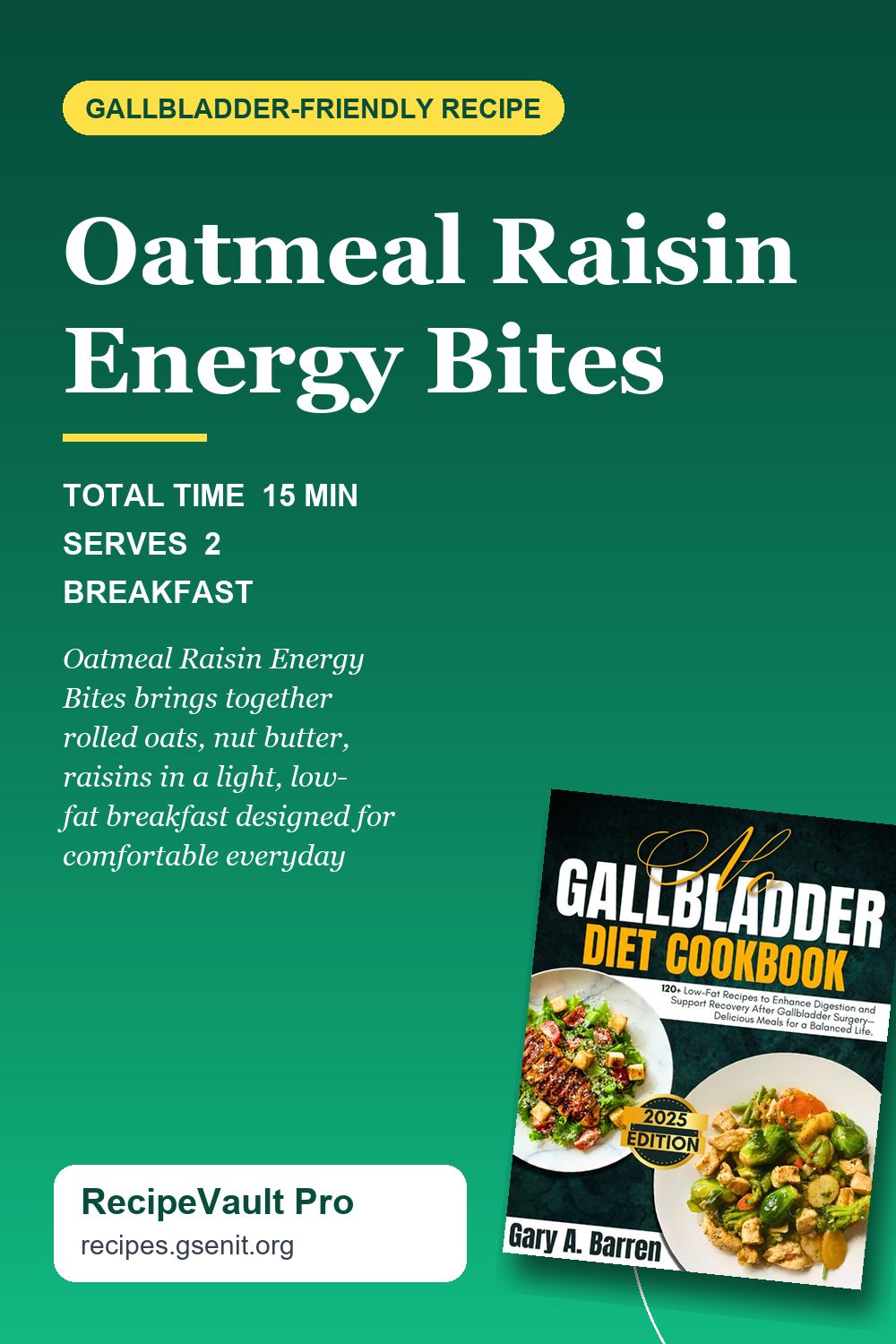 Oatmeal Raisin Energy Bites Pinterest Pin