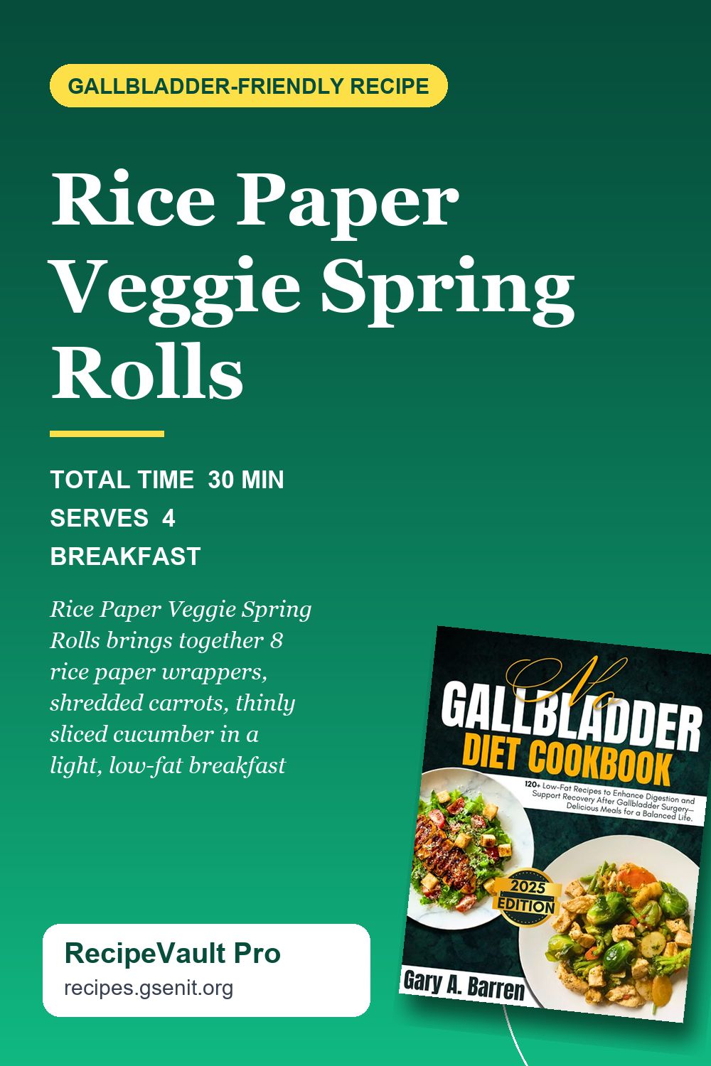 Rice Paper Veggie Spring Rolls