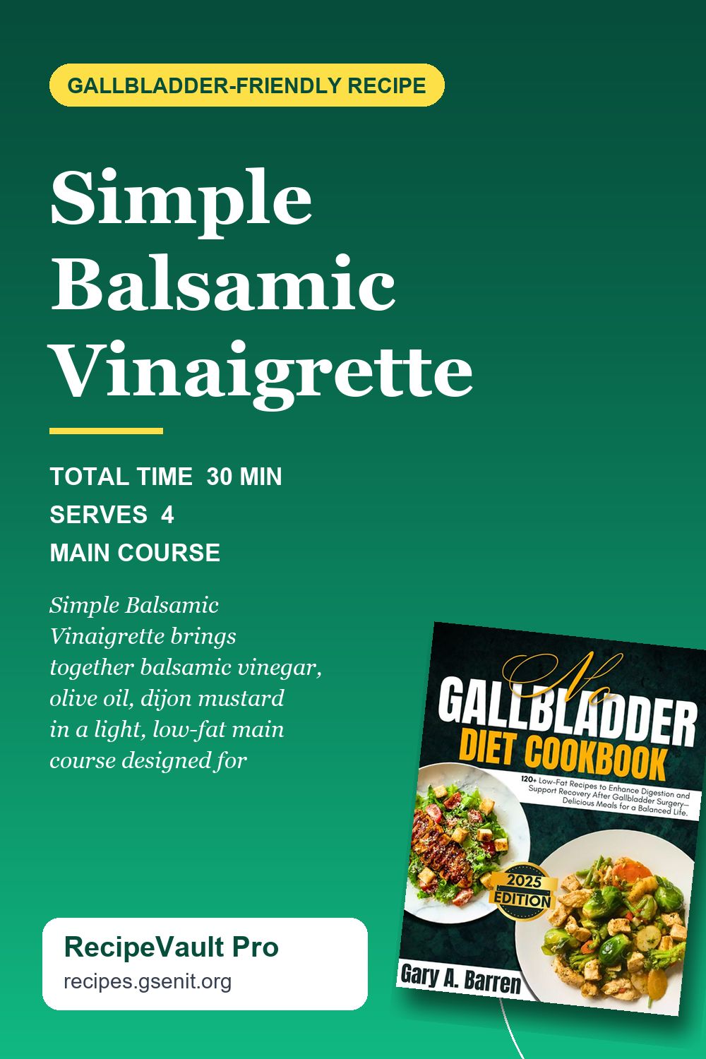 Simple Balsamic Vinaigrette