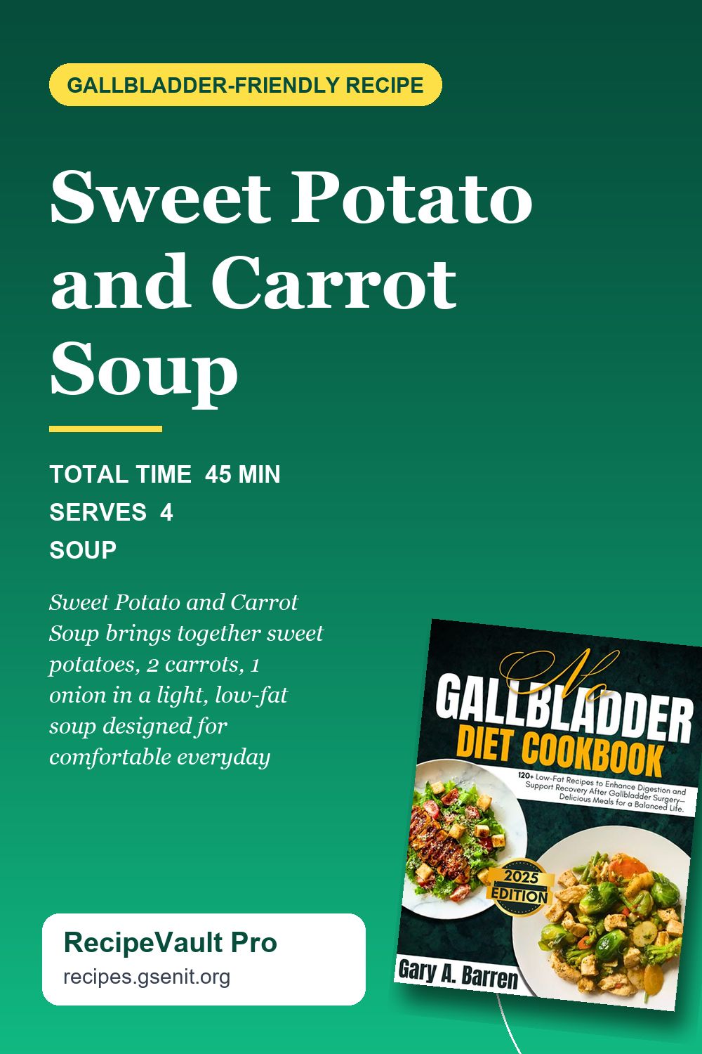 Sweet Potato and Carrot Soup